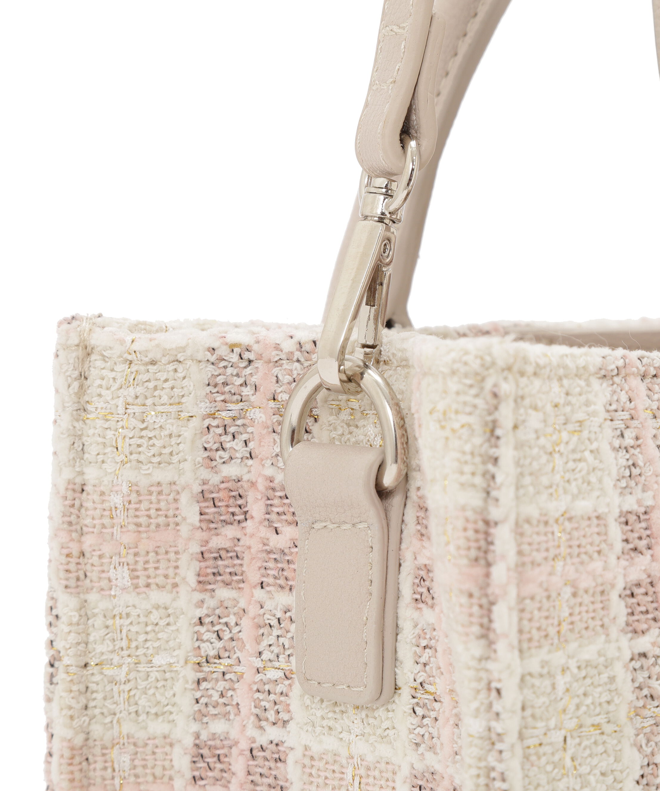  「ツイードチェックトートバッグ」|その他|