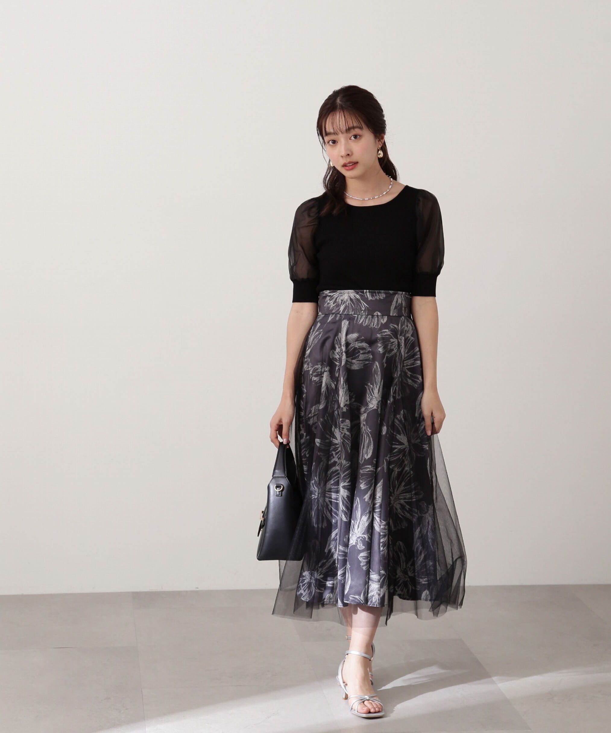 PROPORTION BODY DRESSING「シアーパフニット」|ニット・セーター|