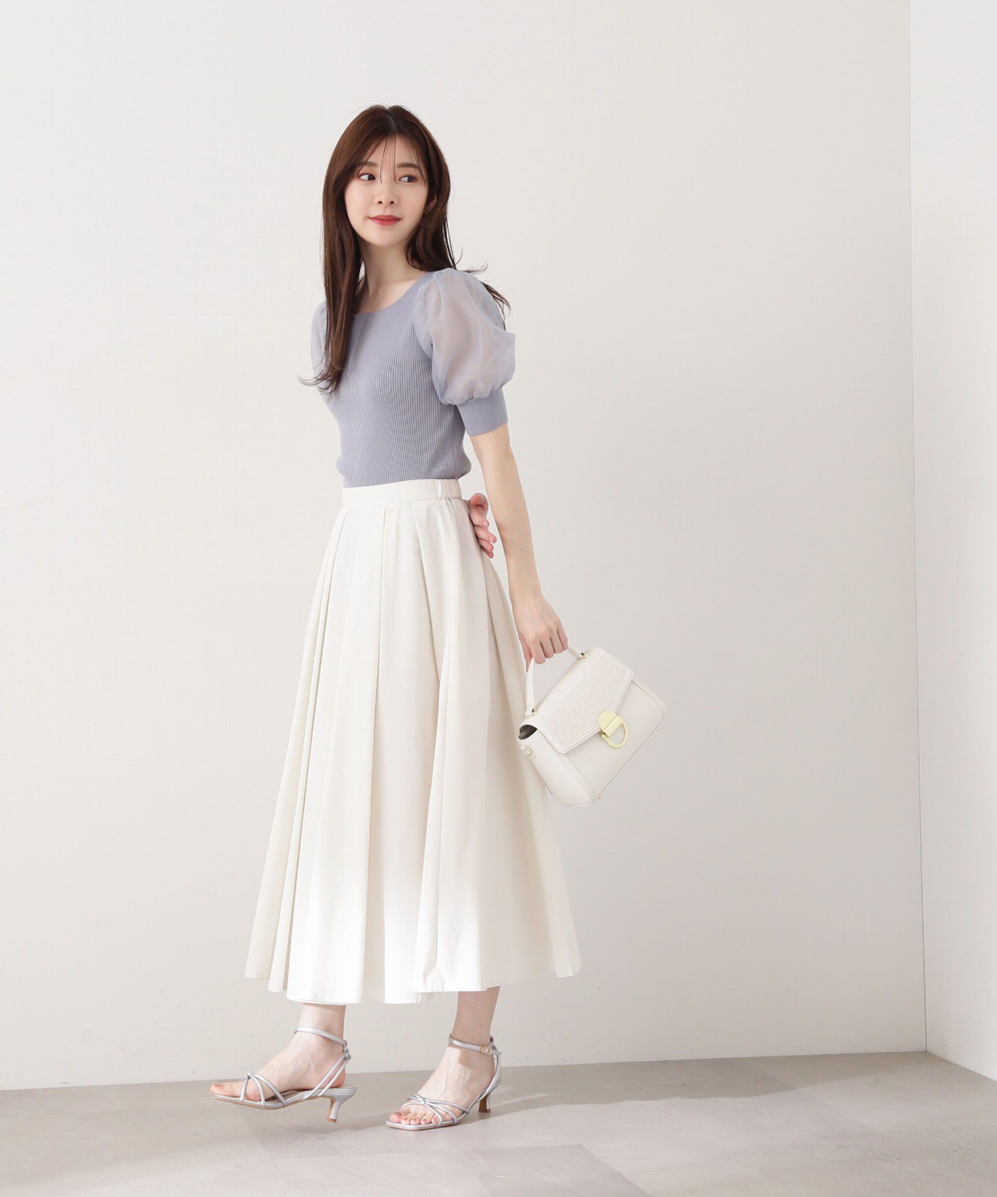 PROPORTION BODY DRESSING「シアーパフニット」|ニット・セーター|