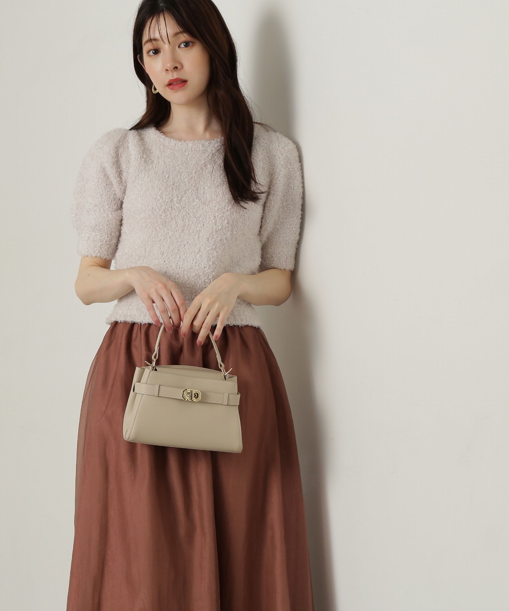 PROPORTION BODY DRESSING「テープヤーンニットドッキングワンピース」|ワンピース|