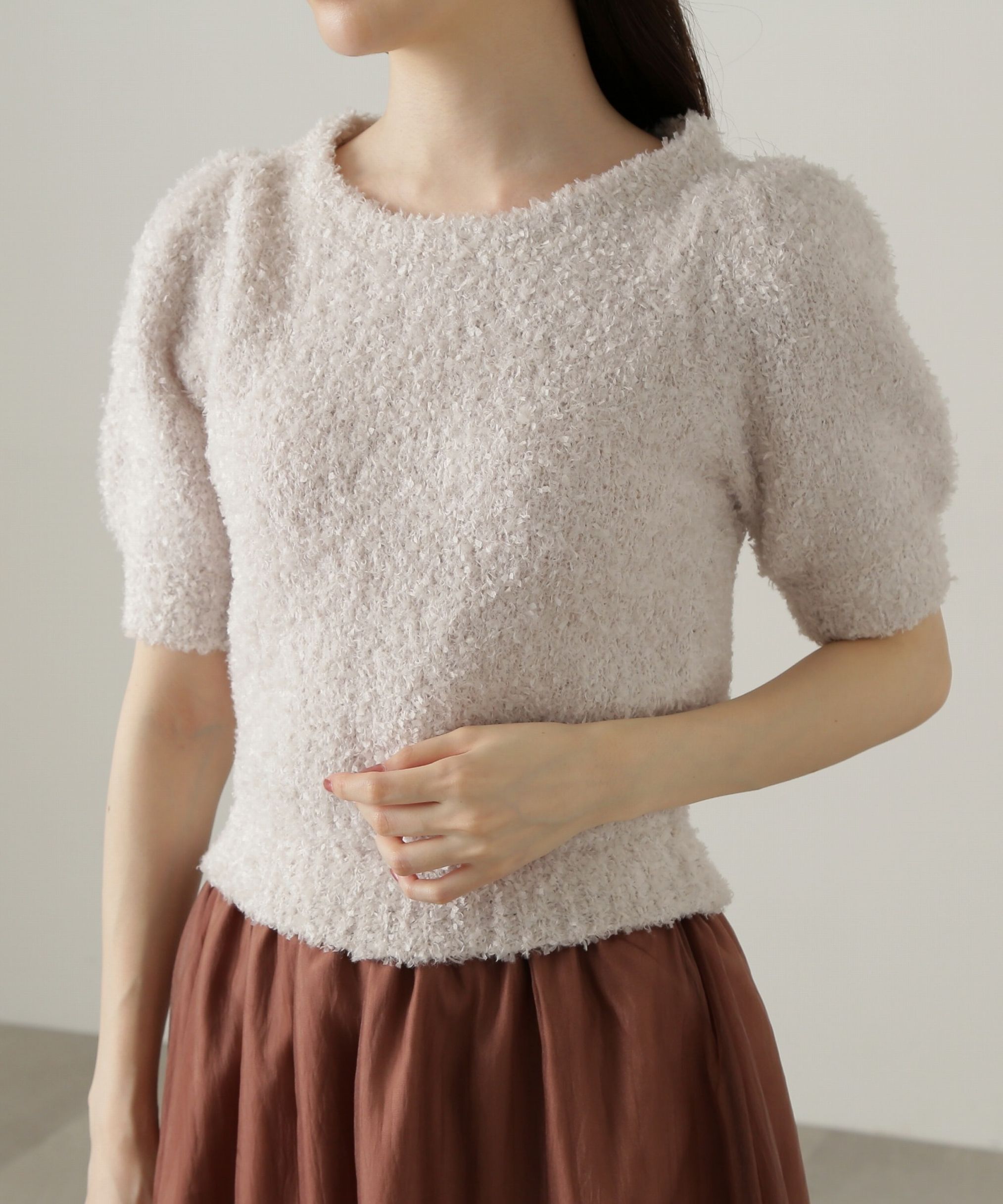 PROPORTION BODY DRESSING「テープヤーンニットドッキングワンピース」|ワンピース|