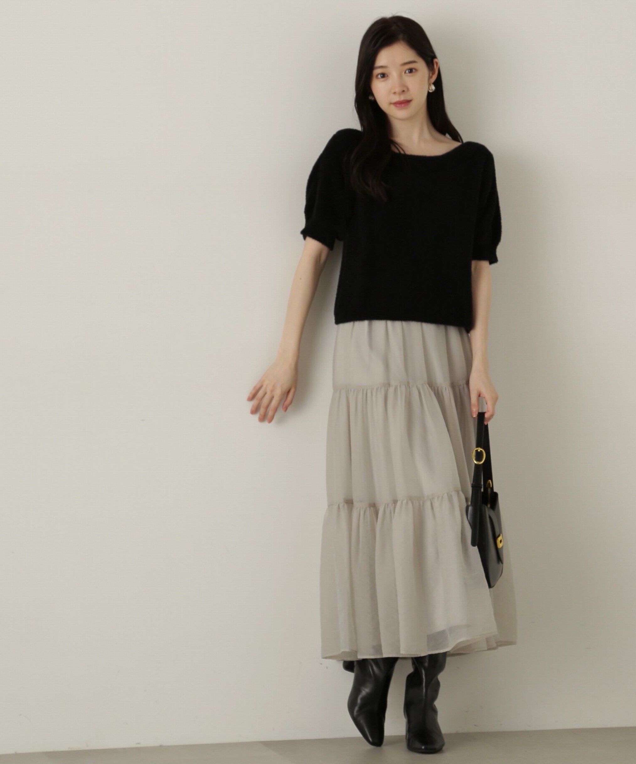 PROPORTION BODY DRESSING「ミニフェザーニット24AW」|ニット・セーター|