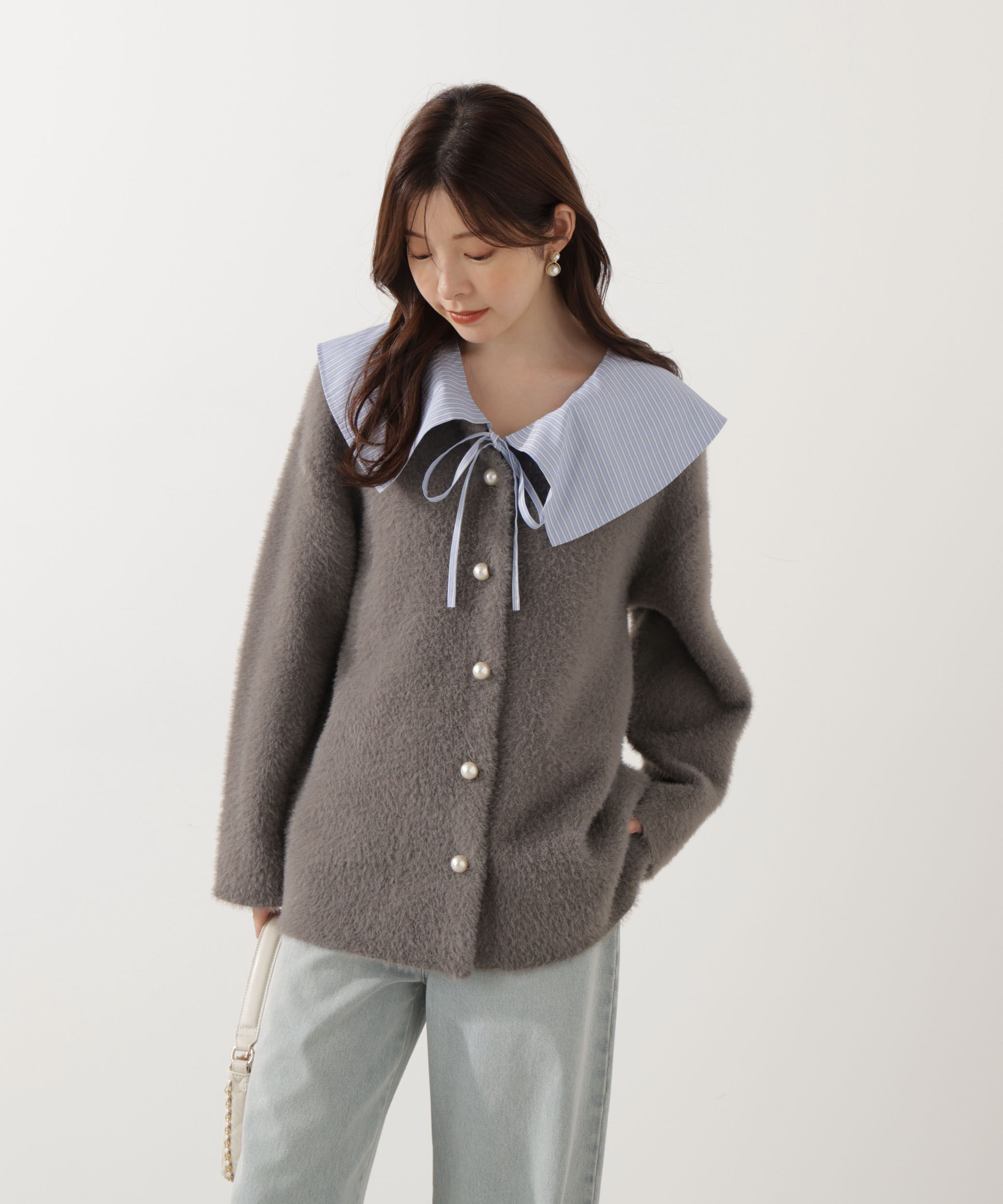 PROPORTION BODY DRESSING「ビッグカラーブラウス」|シャツ・ブラウス|