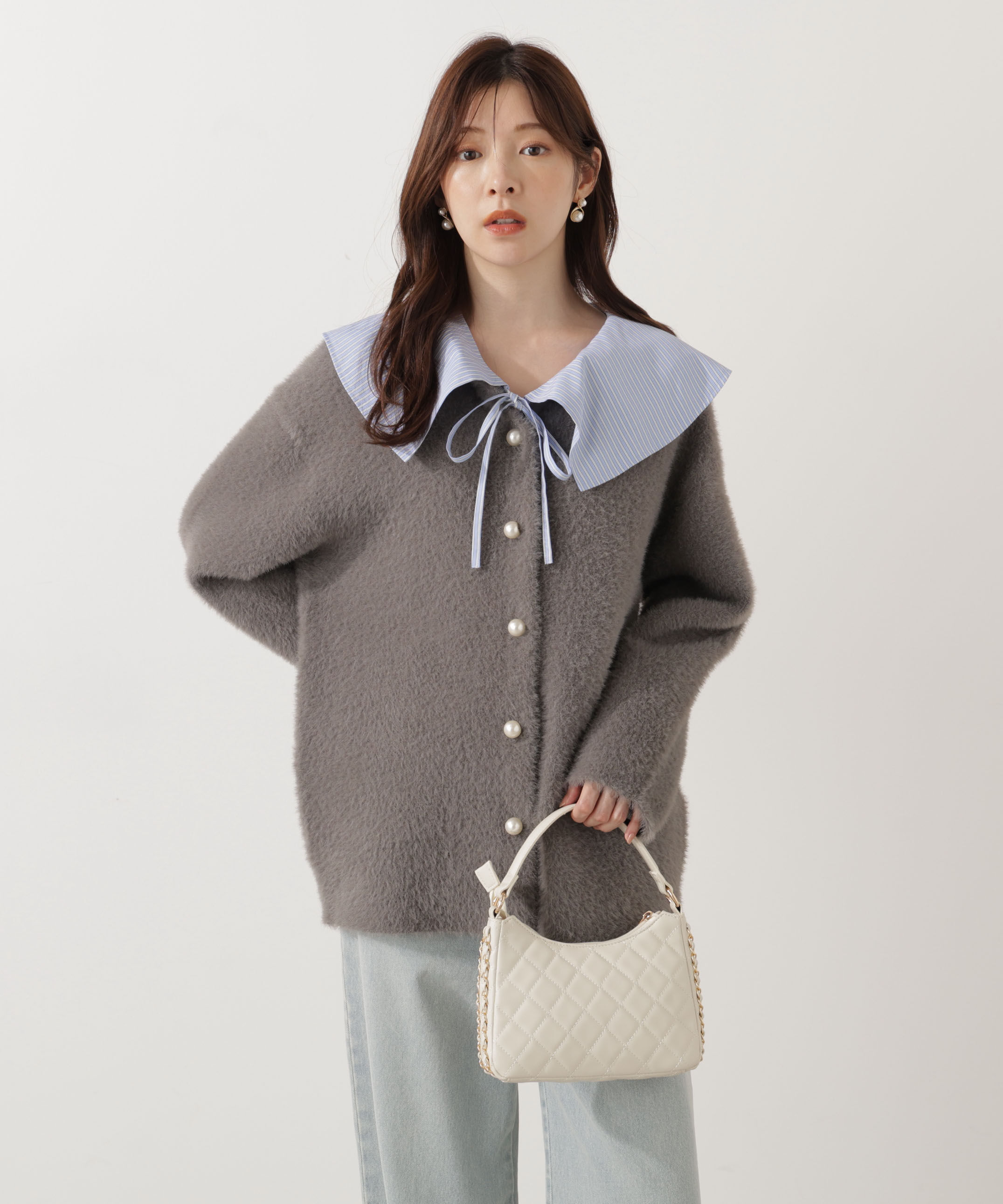 PROPORTION BODY DRESSING「ビッグカラーブラウス」|シャツ・ブラウス|