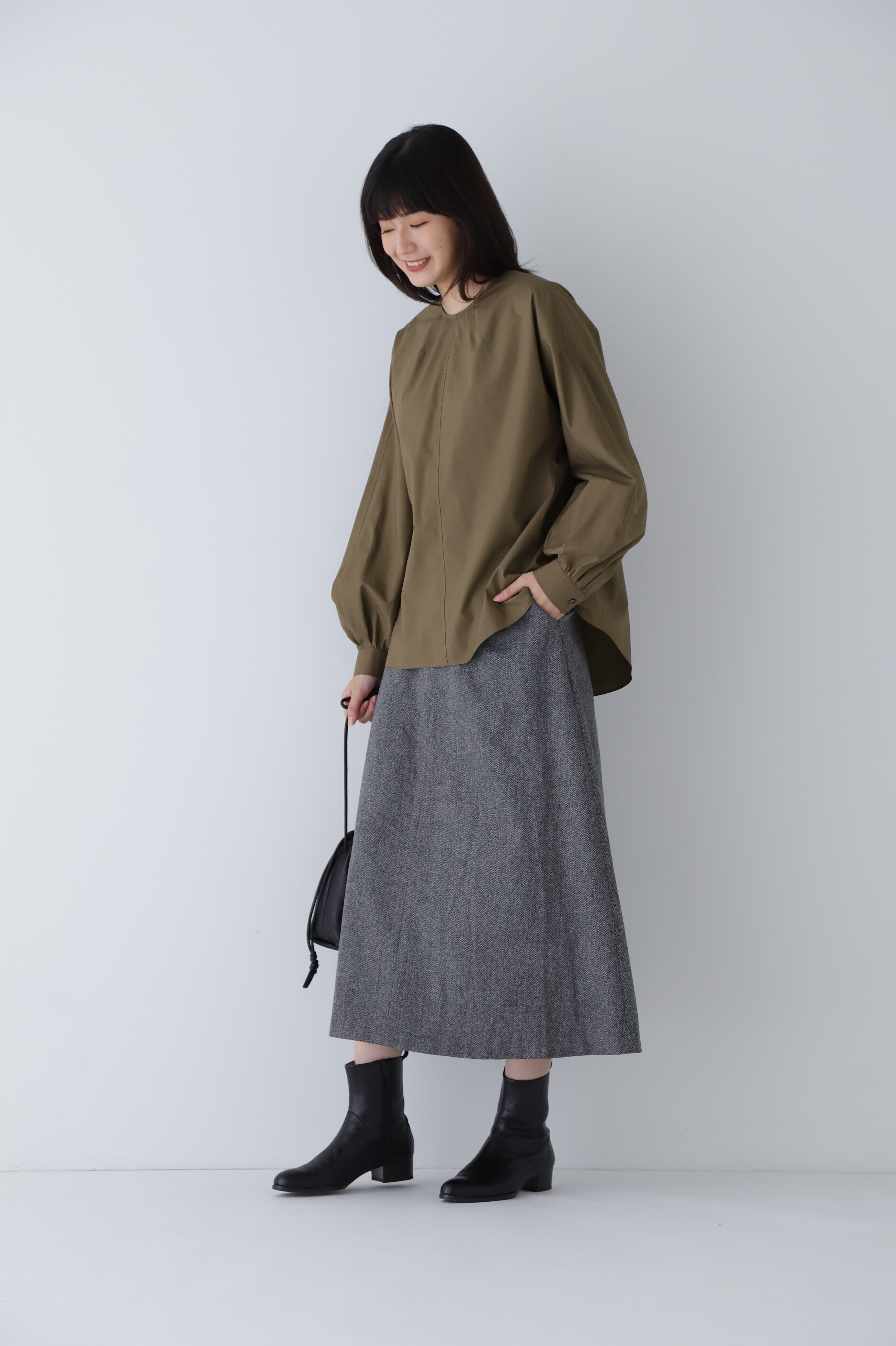  「◆タイプライタークロスブラウス」|シャツ・ブラウス|