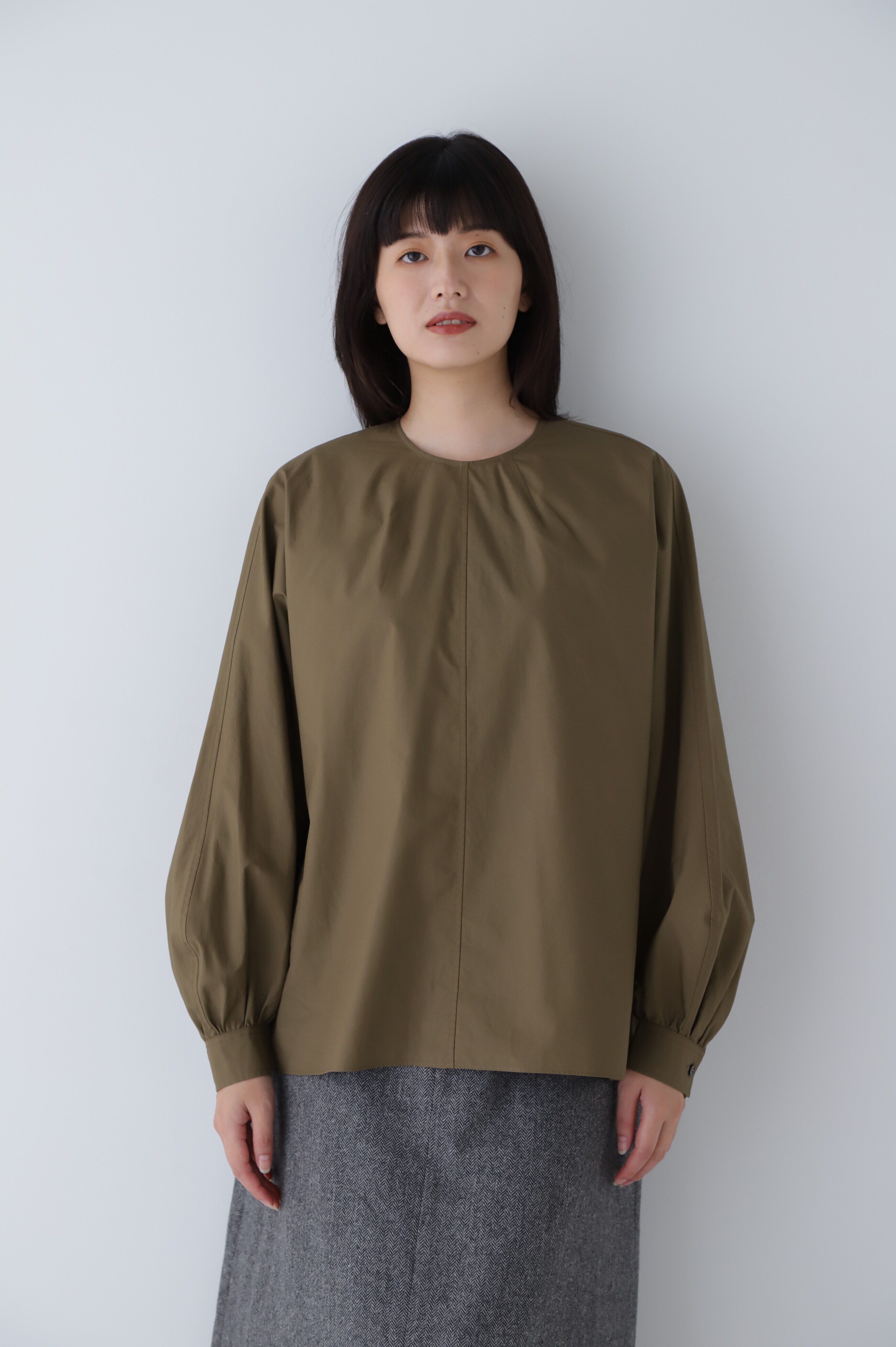  「◆タイプライタークロスブラウス」|シャツ・ブラウス|