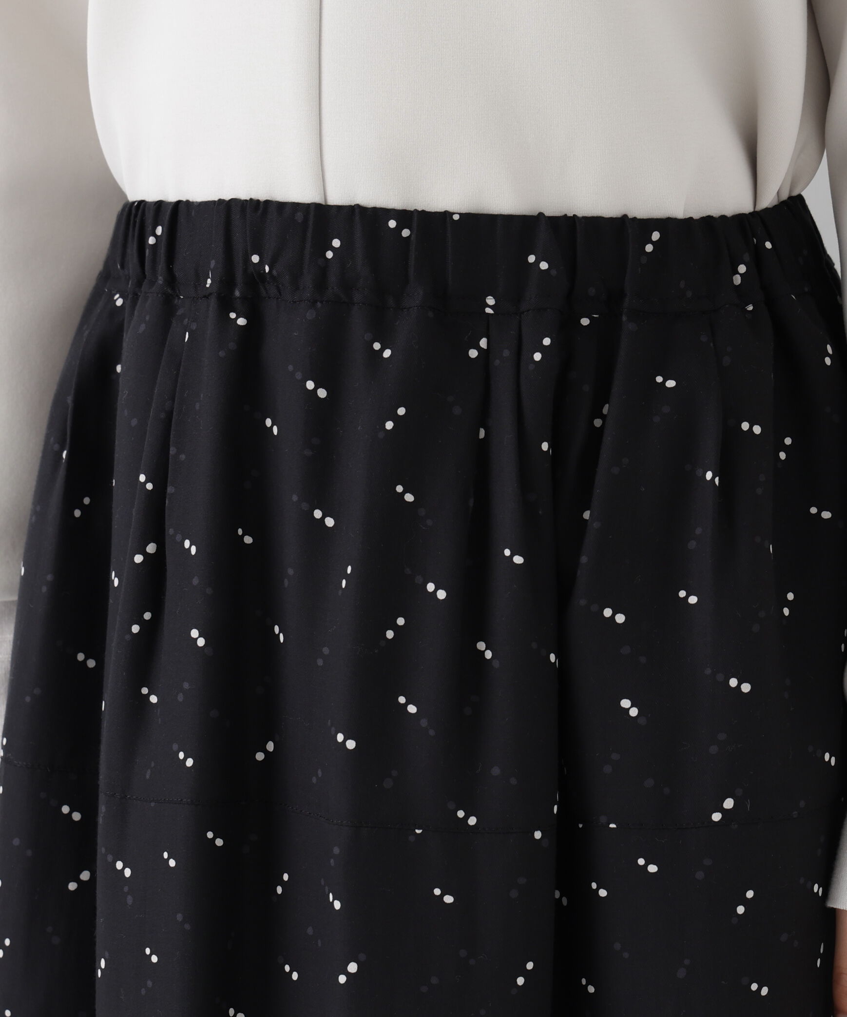  「◆変形ドットタックギャザーＳＫ」|スカート|