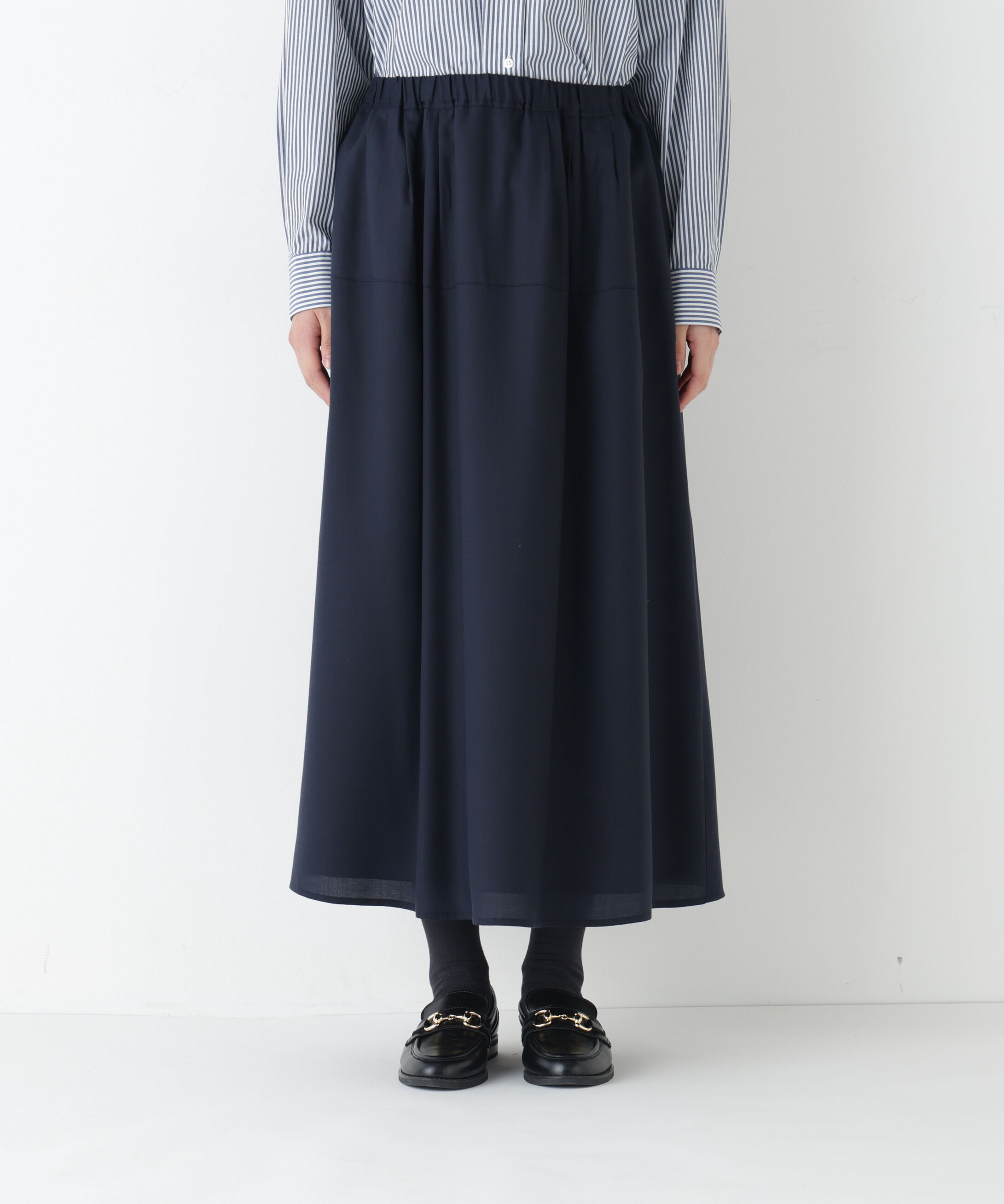  「◆変形ドットタックギャザーＳＫ」|スカート|