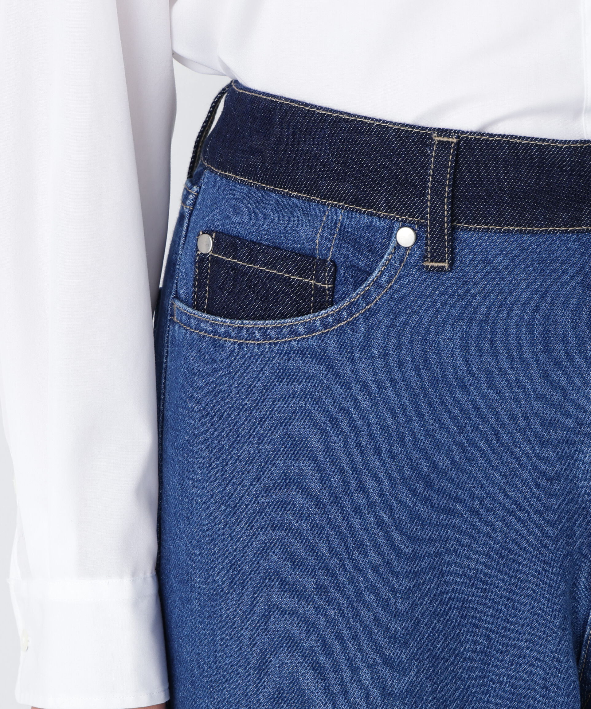  「◆ソフトデニムセミワイドパンツ」|その他|