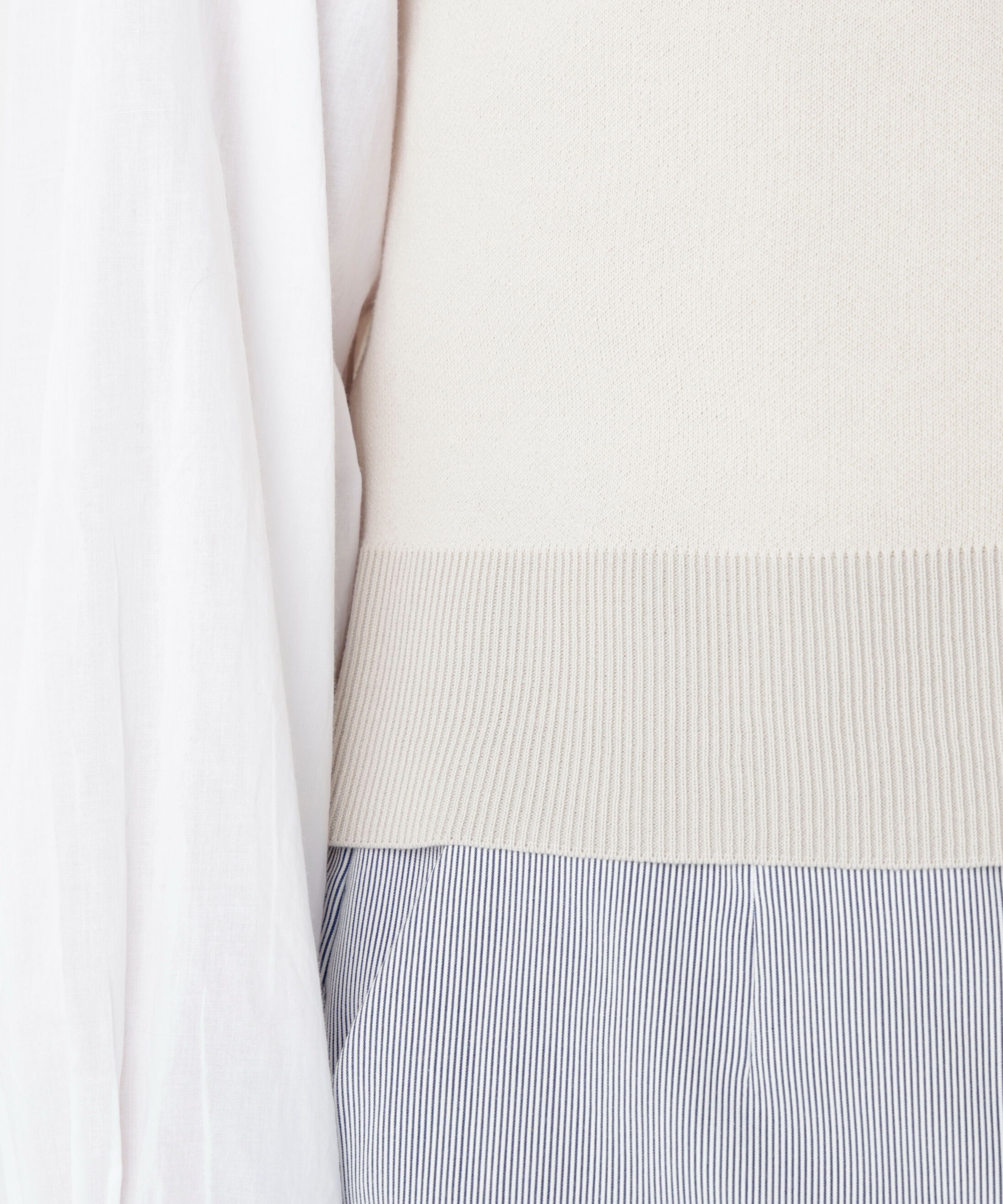  「◆ハイツイストコットン混ジャカードベスト」|ニット・セーター|