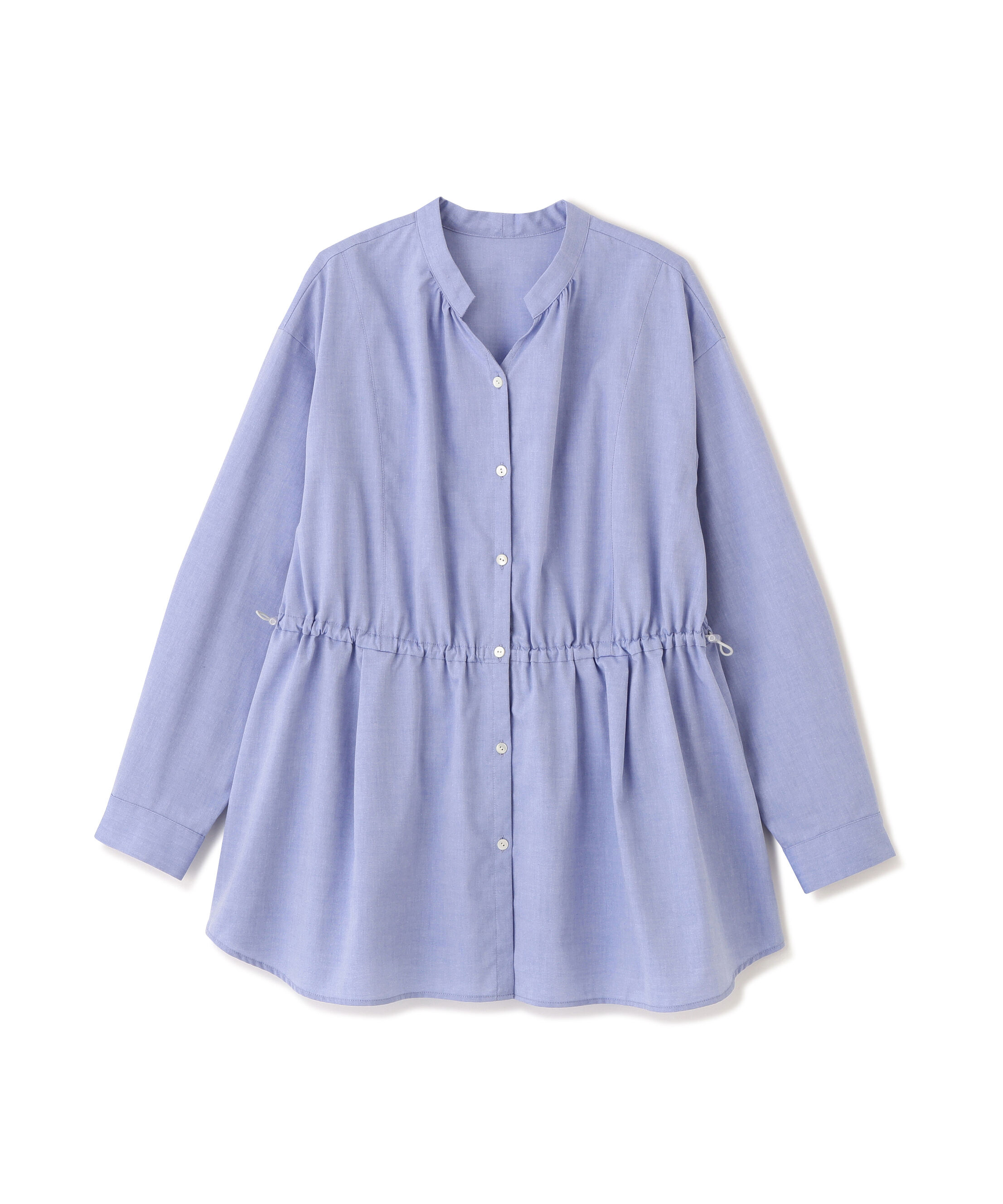  「◆シャンブレーオックスドロストブラウス」|シャツ・ブラウス|