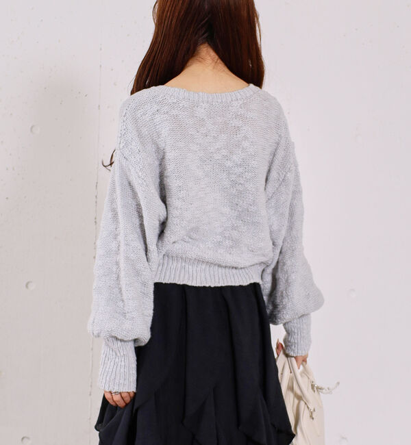 archives「スラブニットカーディガン」|カーディガン|