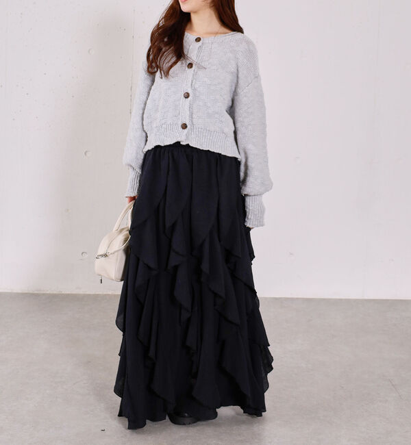 archives「スラブニットカーディガン」|カーディガン|