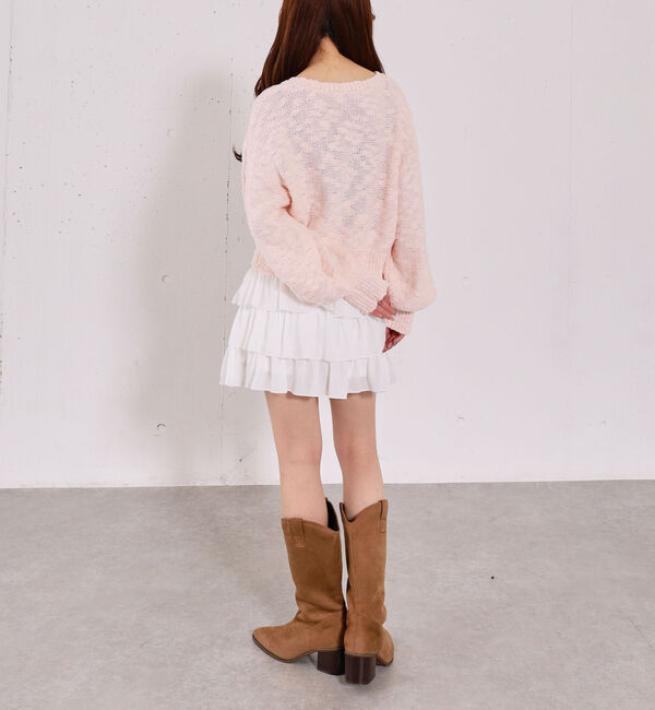 archives「スラブニットカーディガン」|カーディガン|