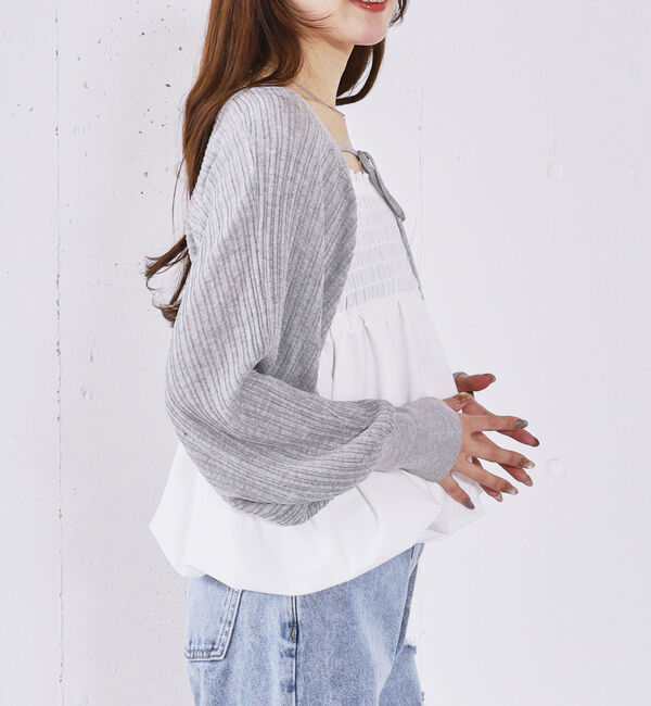 archives「バルーンビスチェ&times;ニットボレロＳＥＴ」|カーディガン|