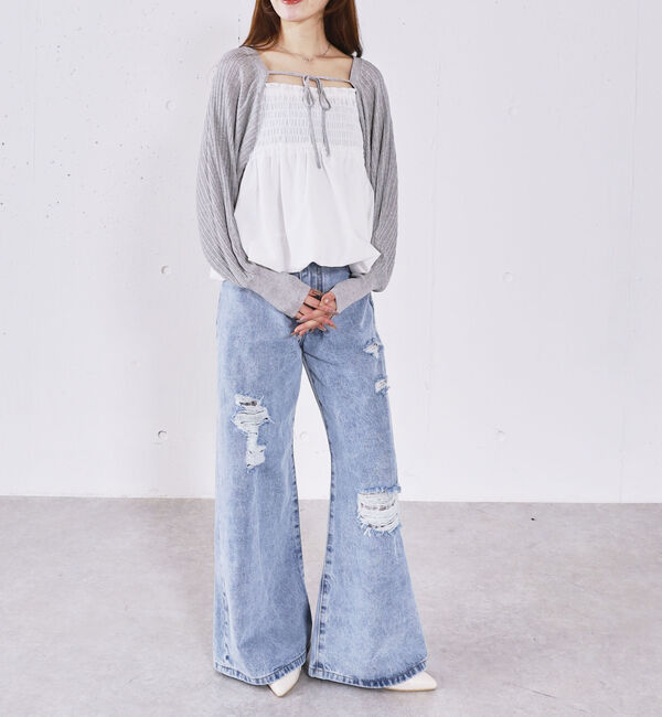 archives「バルーンビスチェ&times;ニットボレロＳＥＴ」|カーディガン|