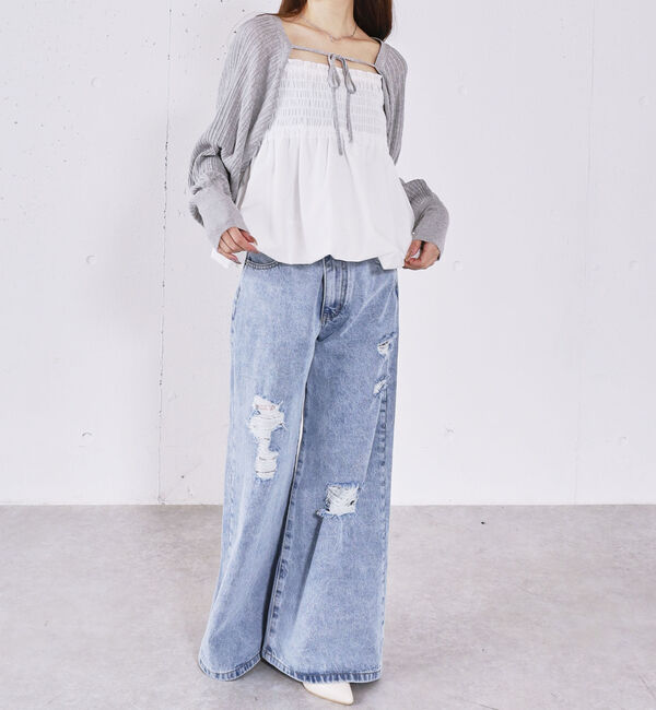 archives「バルーンビスチェ&times;ニットボレロＳＥＴ」|カーディガン|