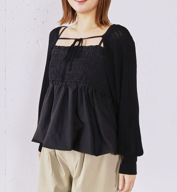 archives「バルーンビスチェ&times;ニットボレロＳＥＴ」|カーディガン|