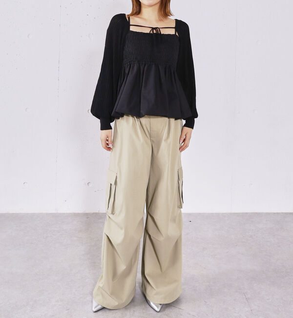 archives「バルーンビスチェ&times;ニットボレロＳＥＴ」|カーディガン|