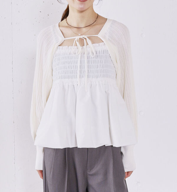 archives「バルーンビスチェ&times;ニットボレロＳＥＴ」|カーディガン|