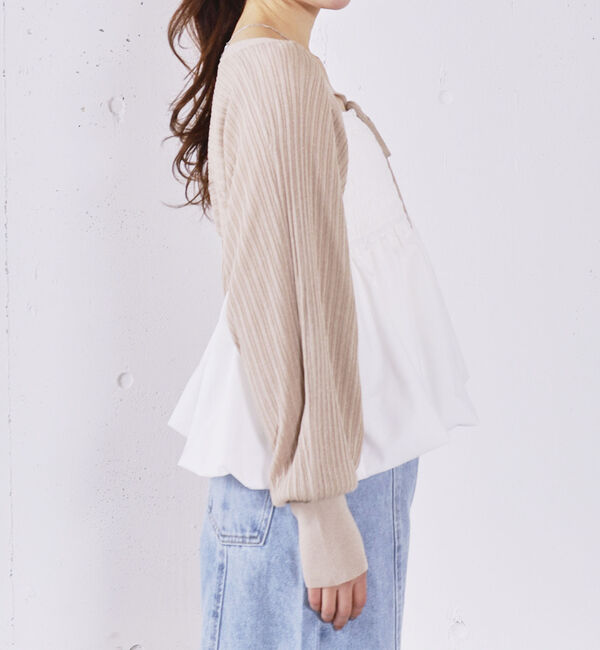 archives「バルーンビスチェ&times;ニットボレロＳＥＴ」|カーディガン|