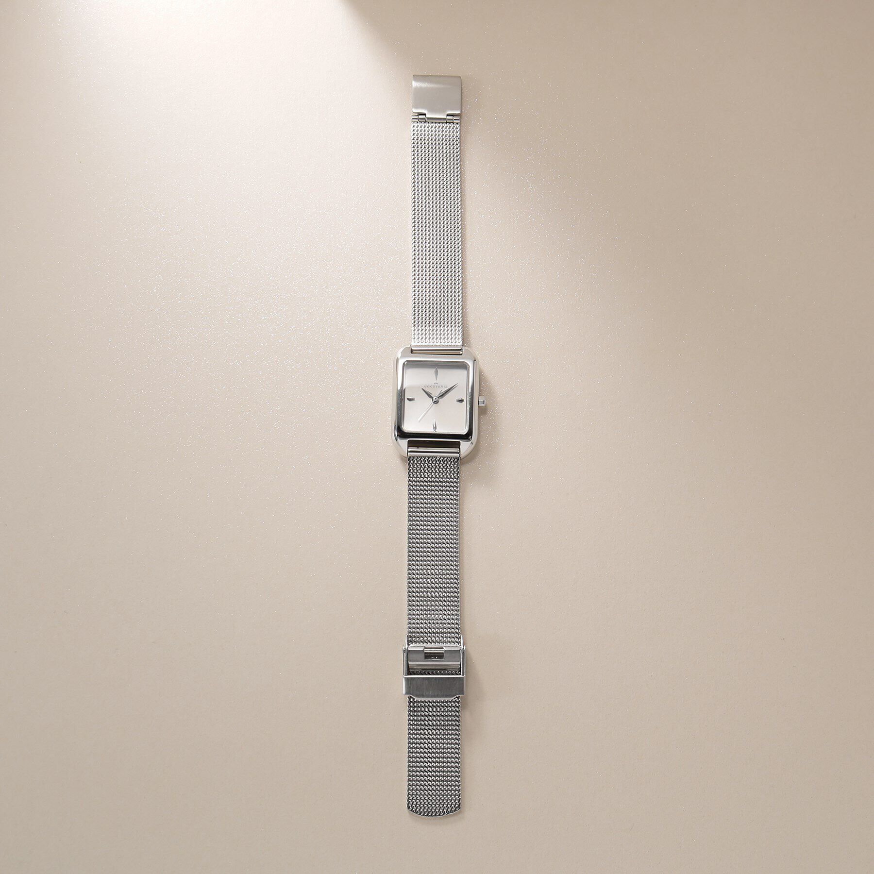 COCOSHNIK「SSスクエアメッシュベルト ウォッチ（グレー）」|腕時計|
