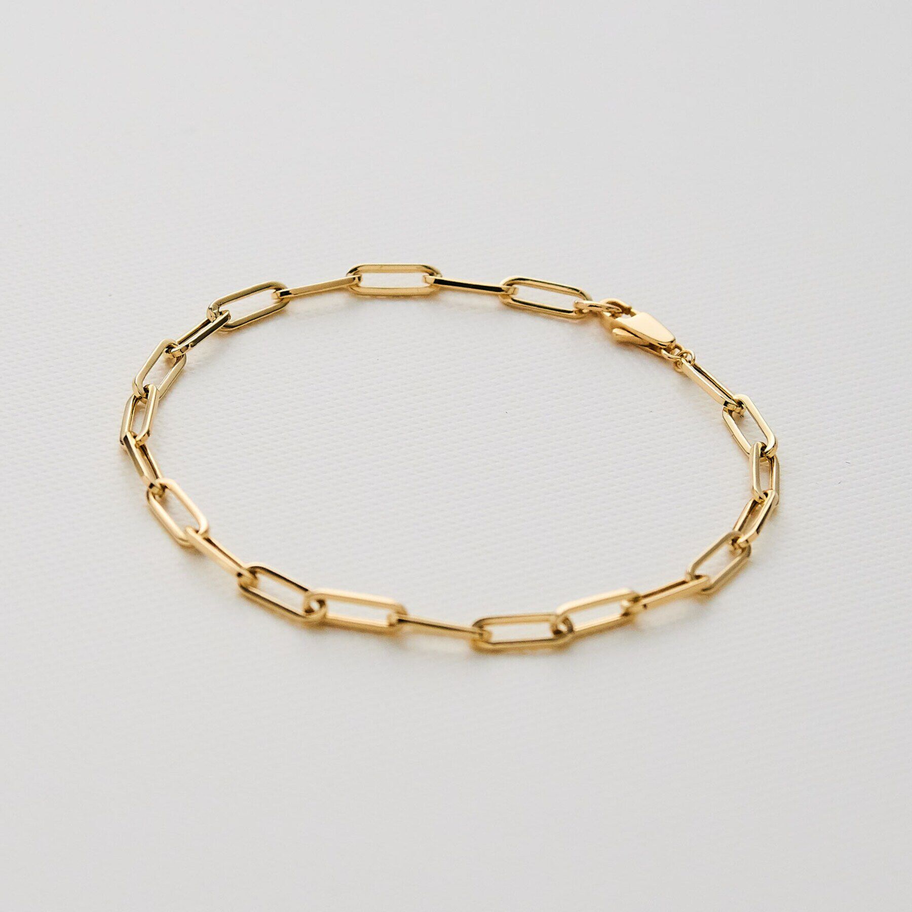 COCOSHNIK「K18中空イタリアングメット ブレスレット（細）」|ブレスレット・バングル|