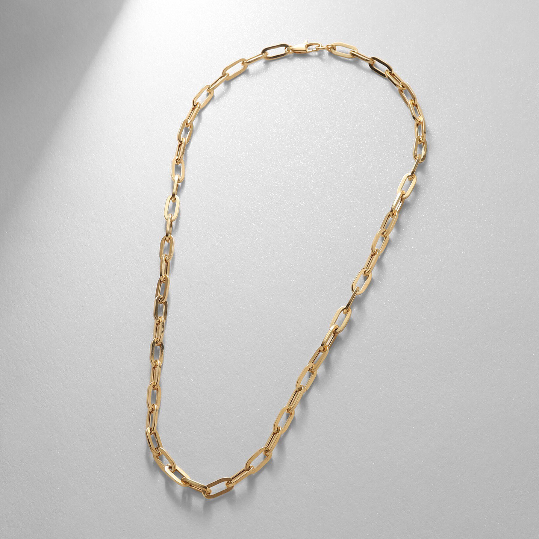 COCOSHNIK「K18中空プリムケーブル ネックレス（3L）」|ネックレス|