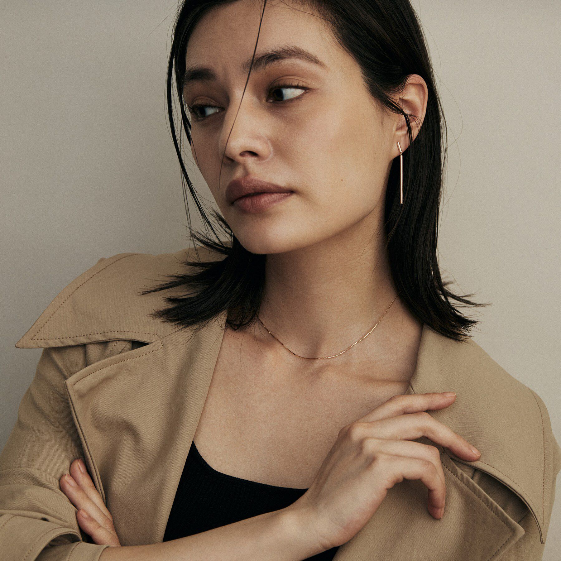 COCOSHNIK「K10ベネチアンセパレート ネックレス」|ネックレス|