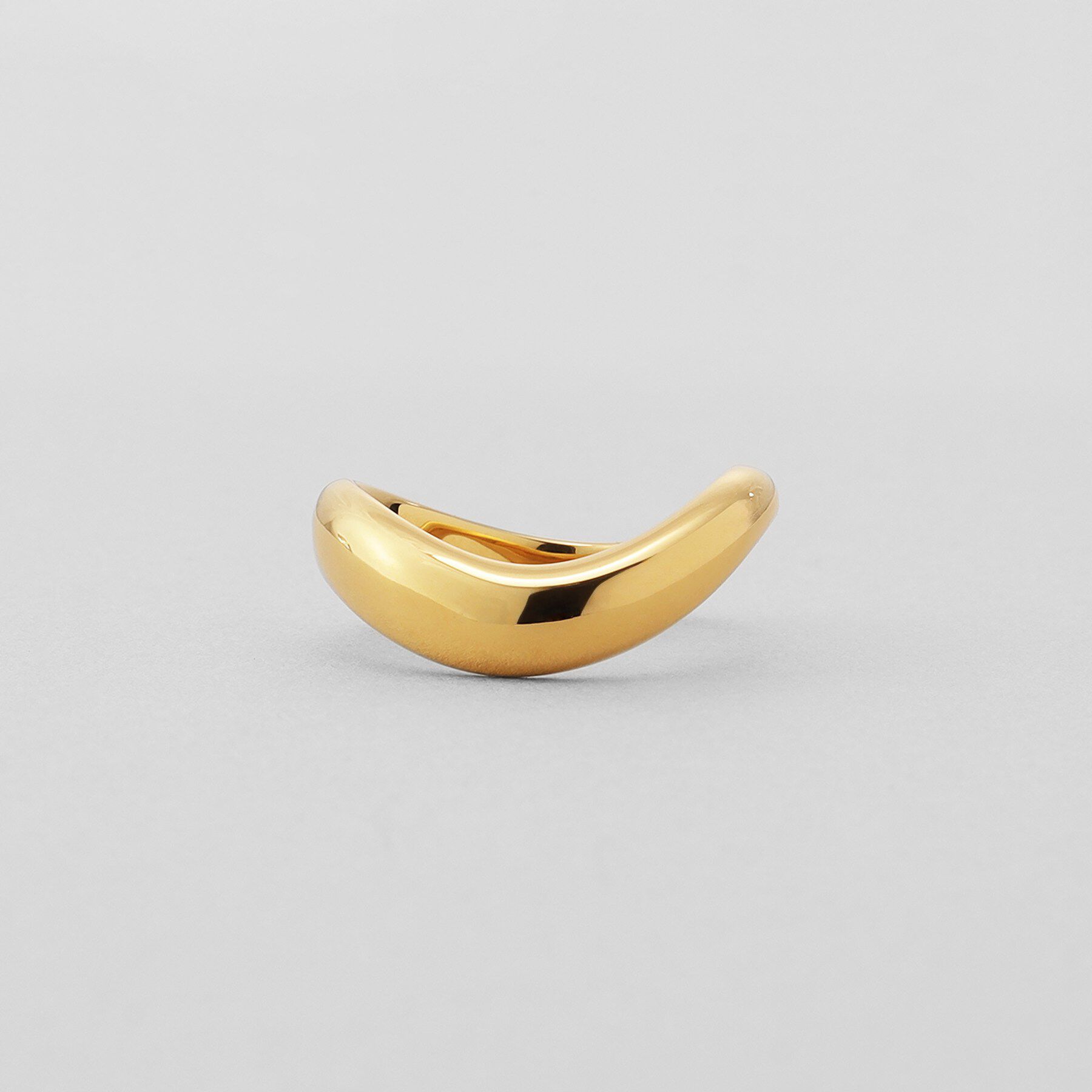 COCOSHNIK ONKITSCH「シルバー ウェーブラインリングL GP」|リング|