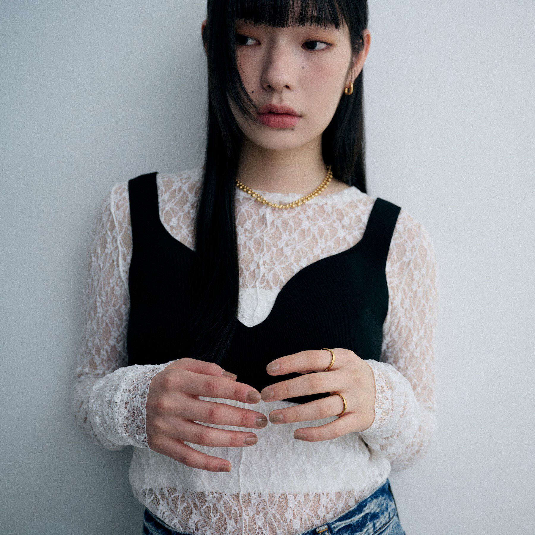 COCOSHNIK ONKITSCH「シルバー 3ウェーブリング GP」|リング|