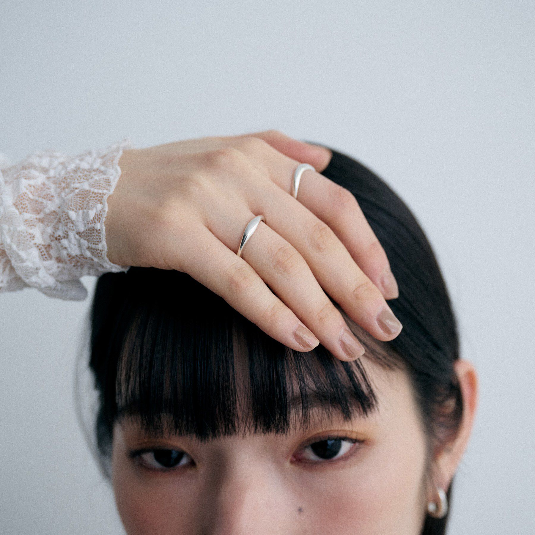 COCOSHNIK ONKITSCH「シルバー 3ウェーブリング」|リング|