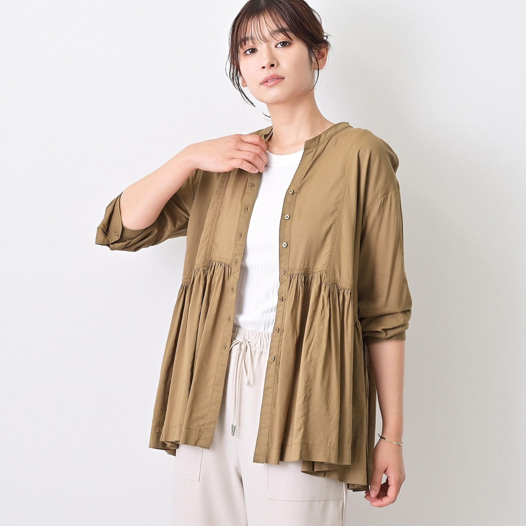 Dessin「ボイルブラウス」|シャツ・ブラウス|ブラウン(043)