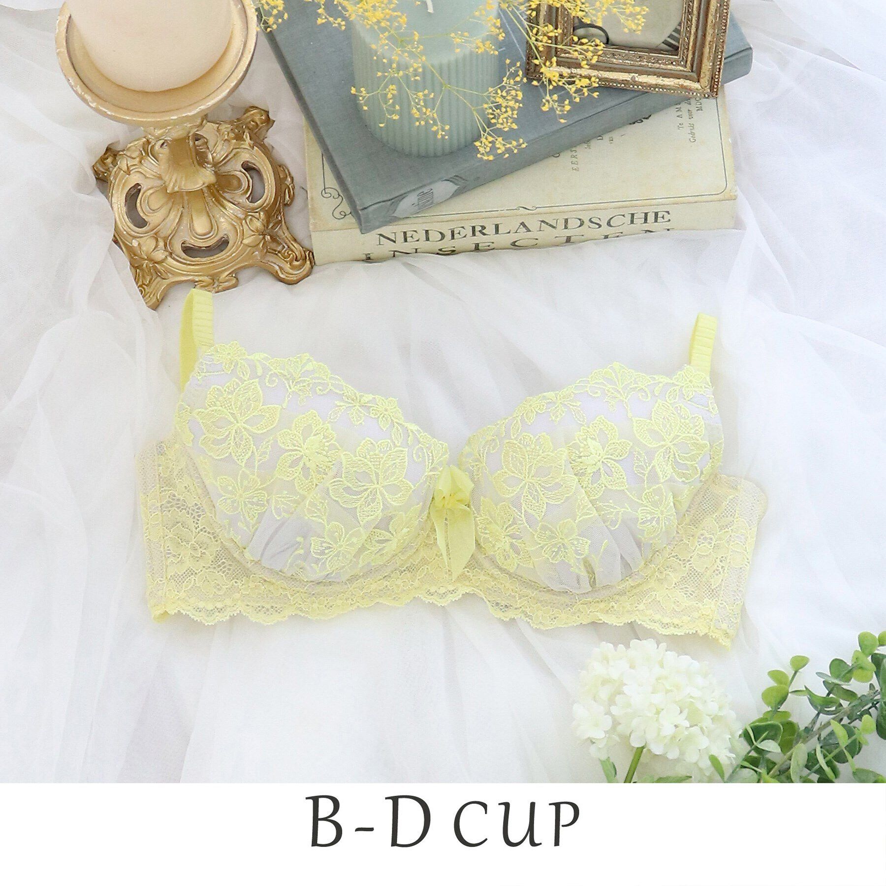 Risa Magli「シェイラ ブラジャー」|インナー|イエロー(030)