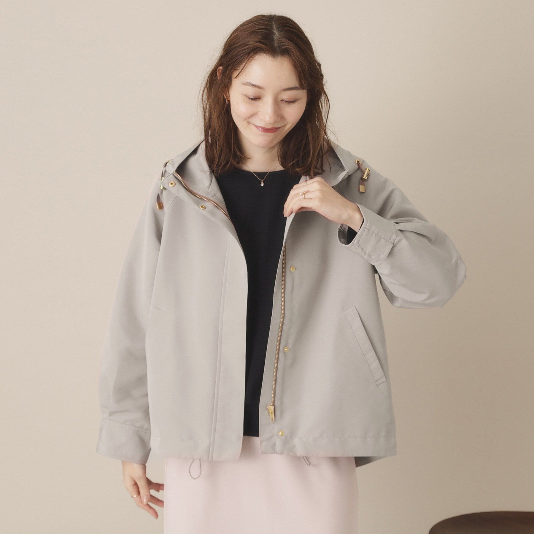 ITS&rsquo;DEMO「【花粉防止／撥水／手洗い可】マウンテンパーカー」|その他|モカブラウン(042