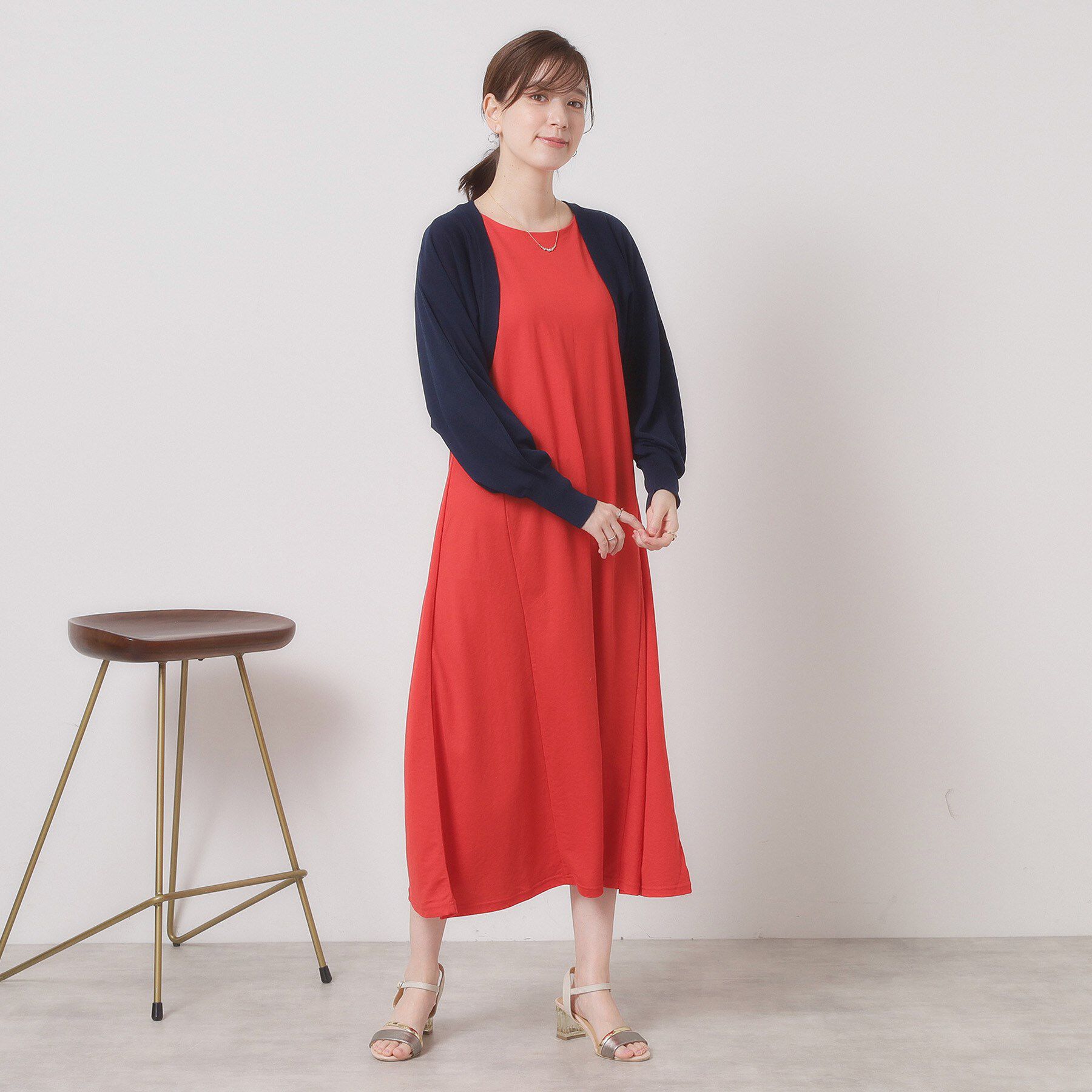 ITS&rsquo;DEMO「【UV／接触冷感／毛玉防止／手洗い可】ニットボレロ」|カーディガン|