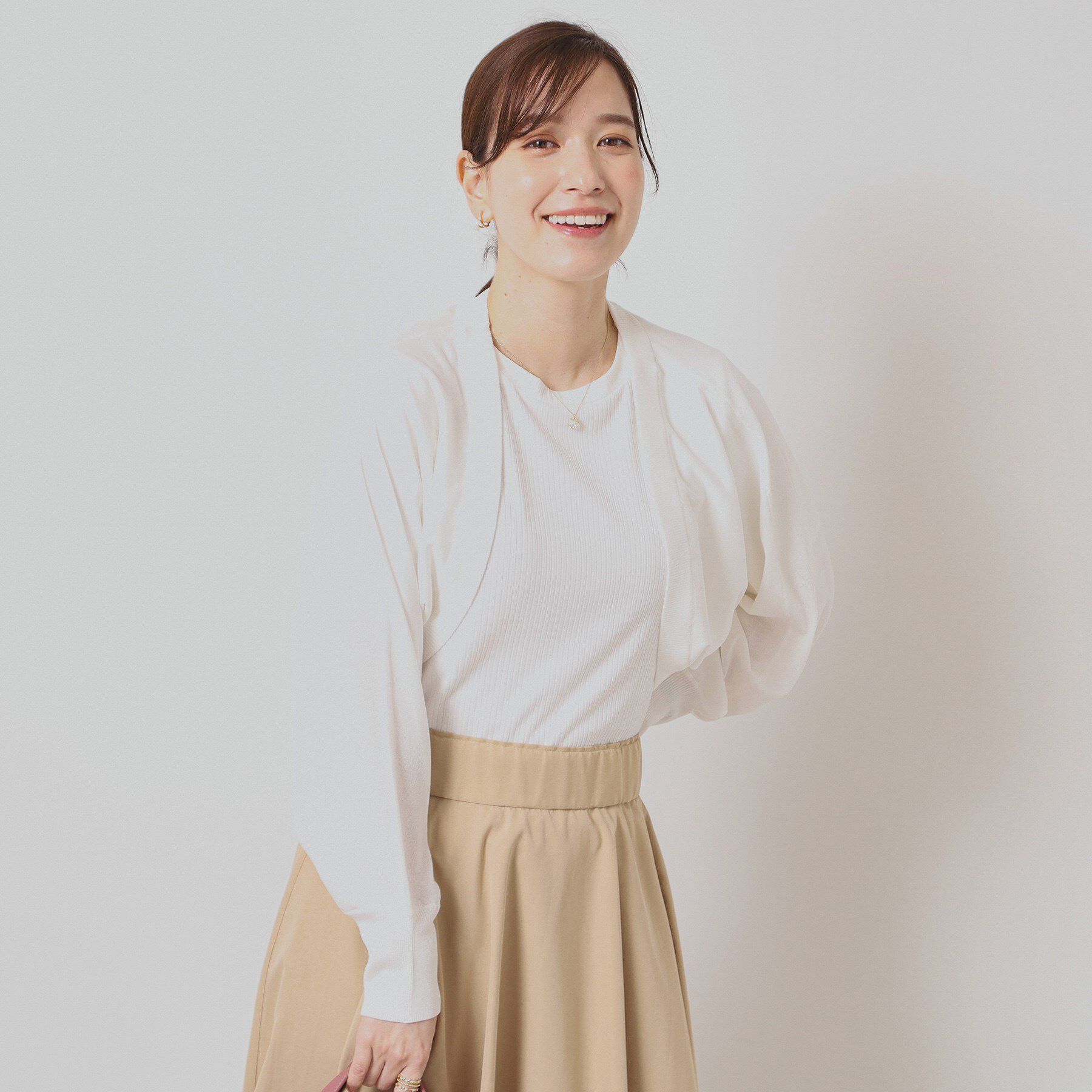 ITS&rsquo;DEMO「【UV／接触冷感／毛玉防止／手洗い可】ニットボレロ」|カーディガン|