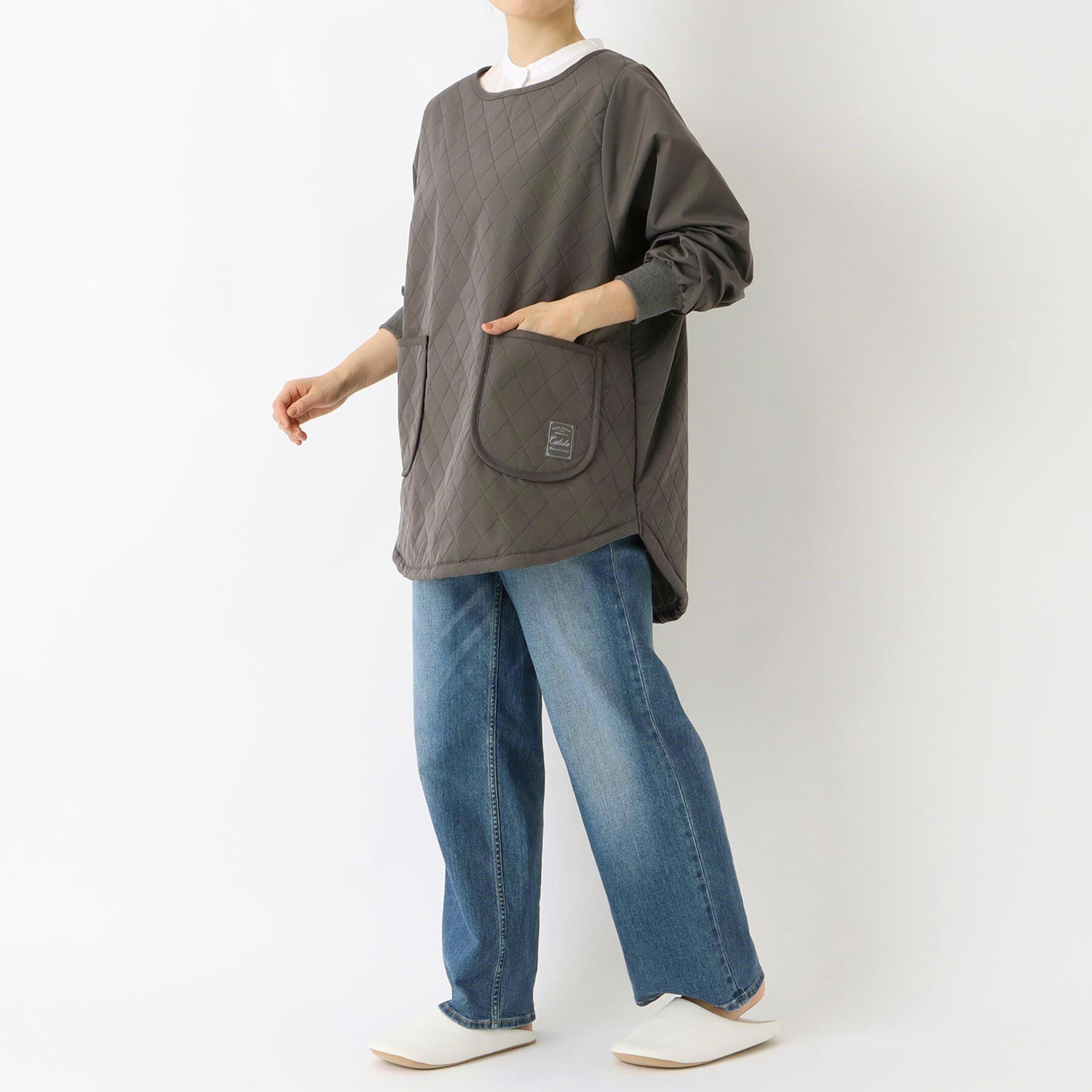 212 KITCHEN STORE「カリダ 裏ボア割烹着 CH」|食器・キッチングッズ|