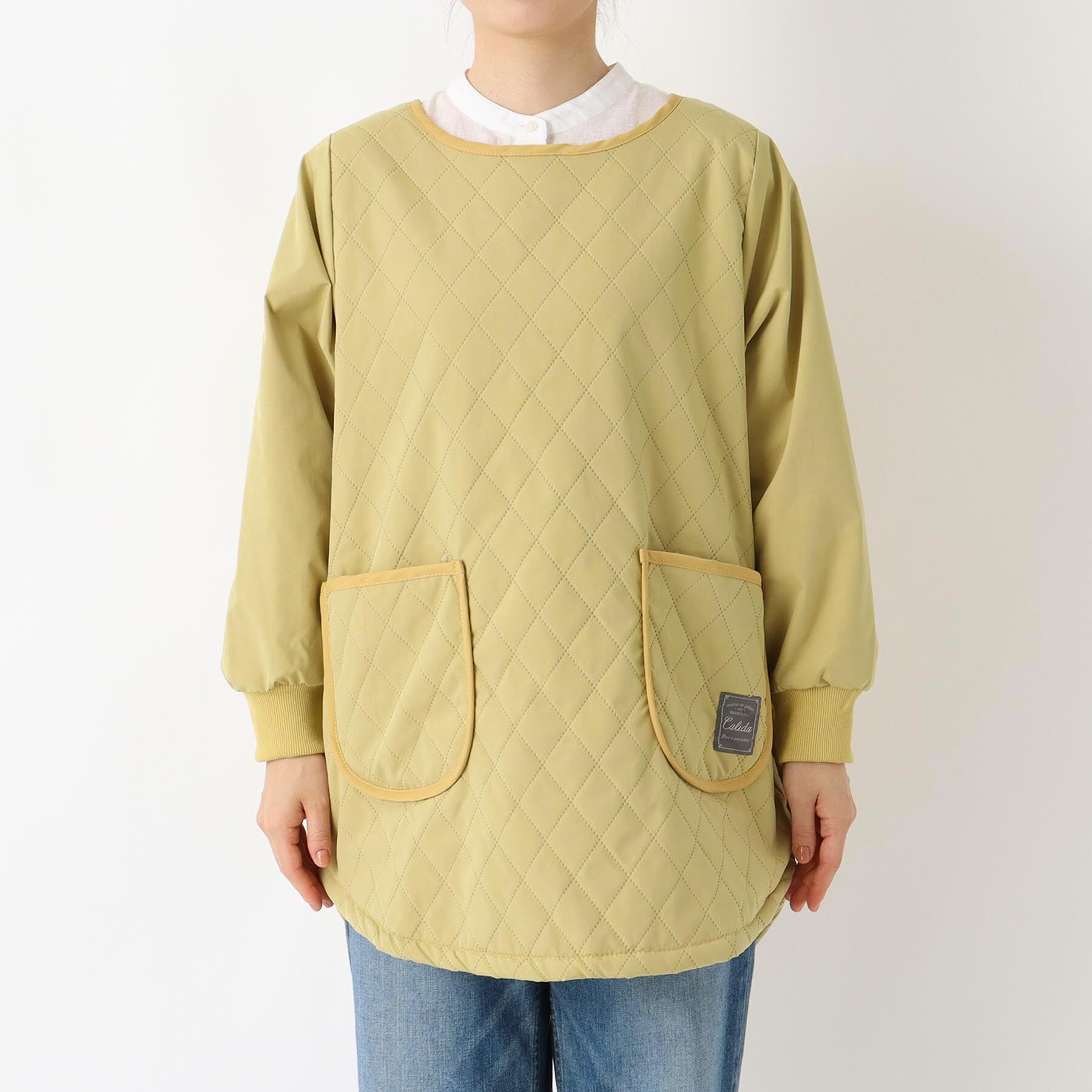 212 KITCHEN STORE「カリダ 裏ボア割烹着 YE」|食器・キッチングッズ|