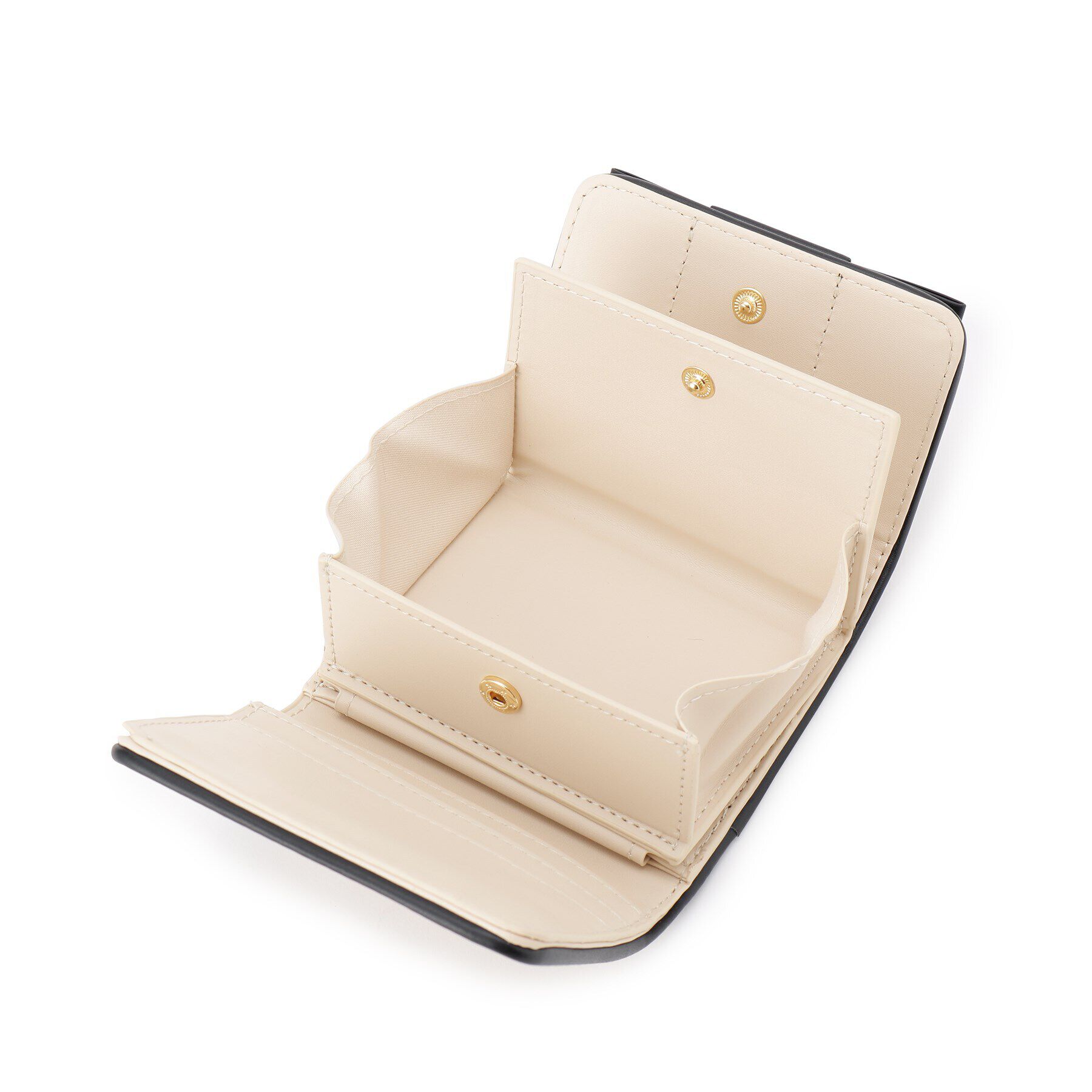 Ober Tashe「ヒップボックスコイン三つ折財布」|財布|