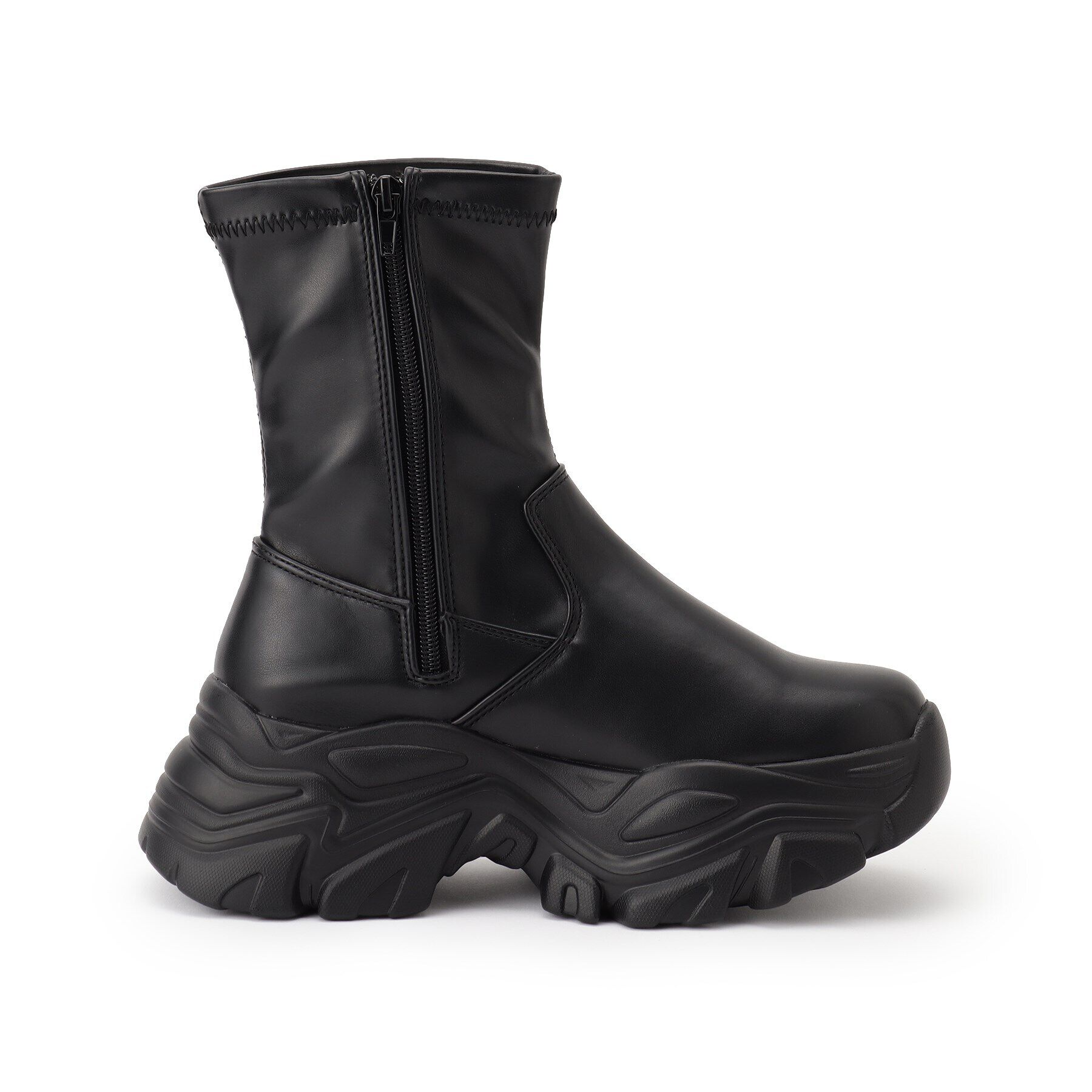 csT&P「厚底スニーカー底ブーツ」|ショートブーツ|