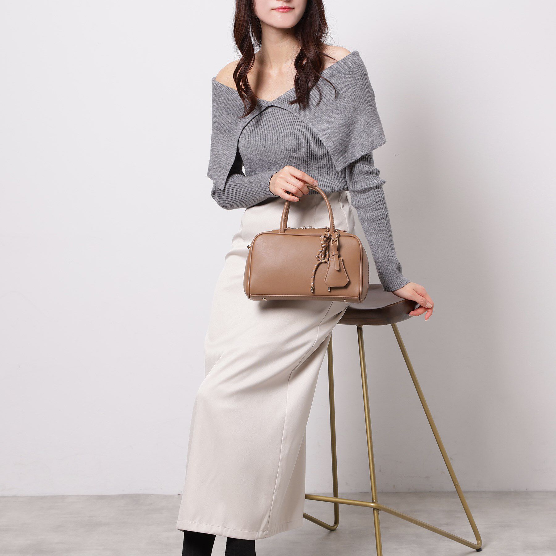 ESPERANZA「チャーム付横長ボストンバッグ」|ボストンバッグ|