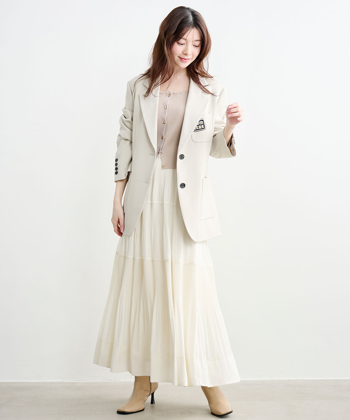 COCO DEAL「ティアードプリーツスカート」|スカート|