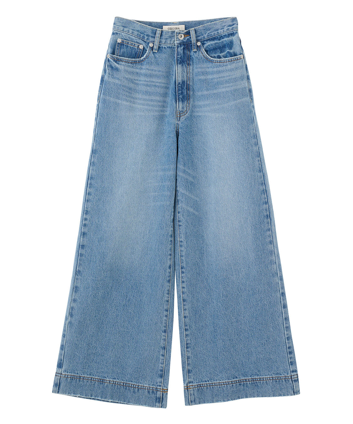 COCO DEAL「フレアワイドデニムパンツ」|デニム|