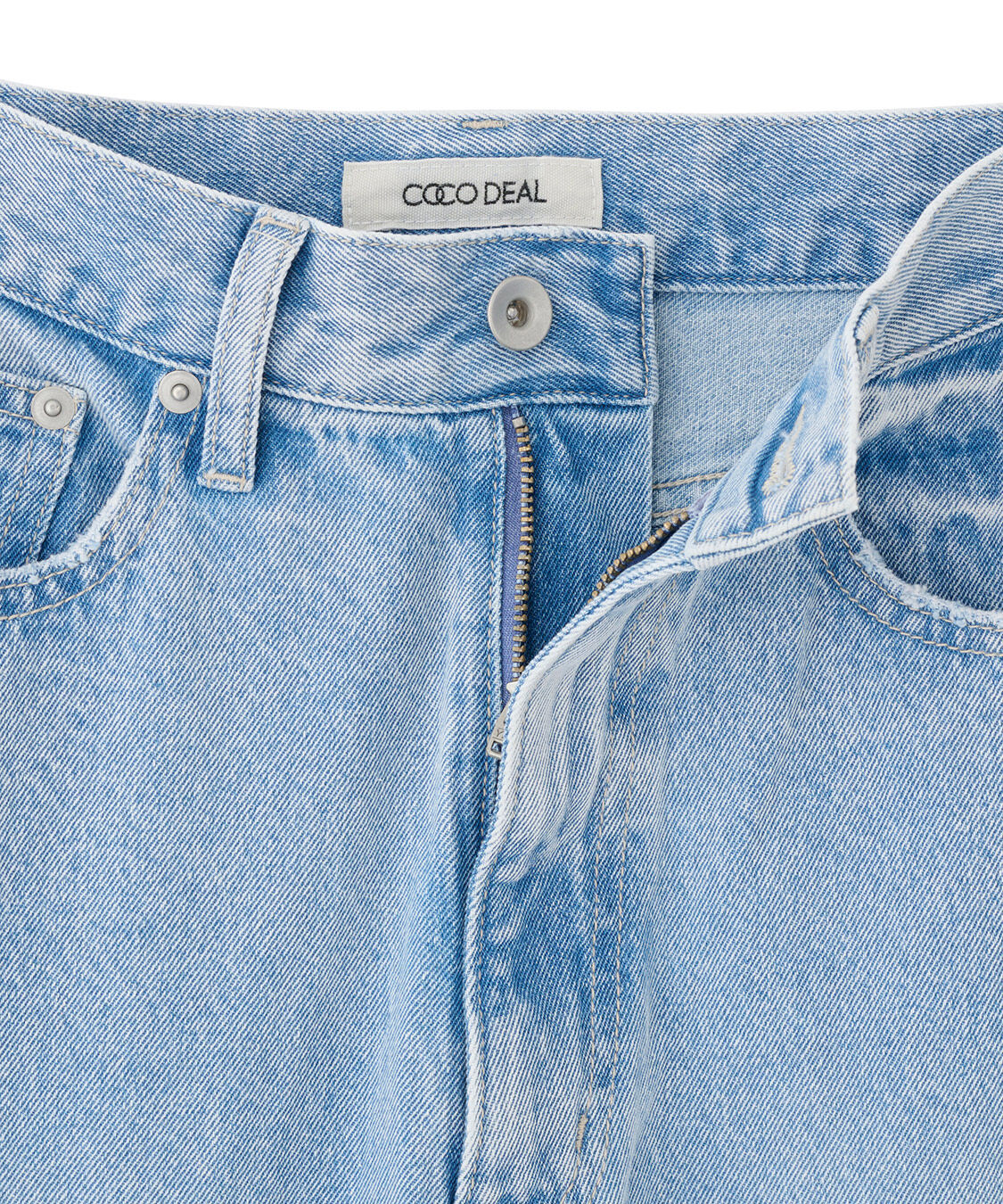 COCO DEAL「フレアワイドデニムパンツ」|デニム|