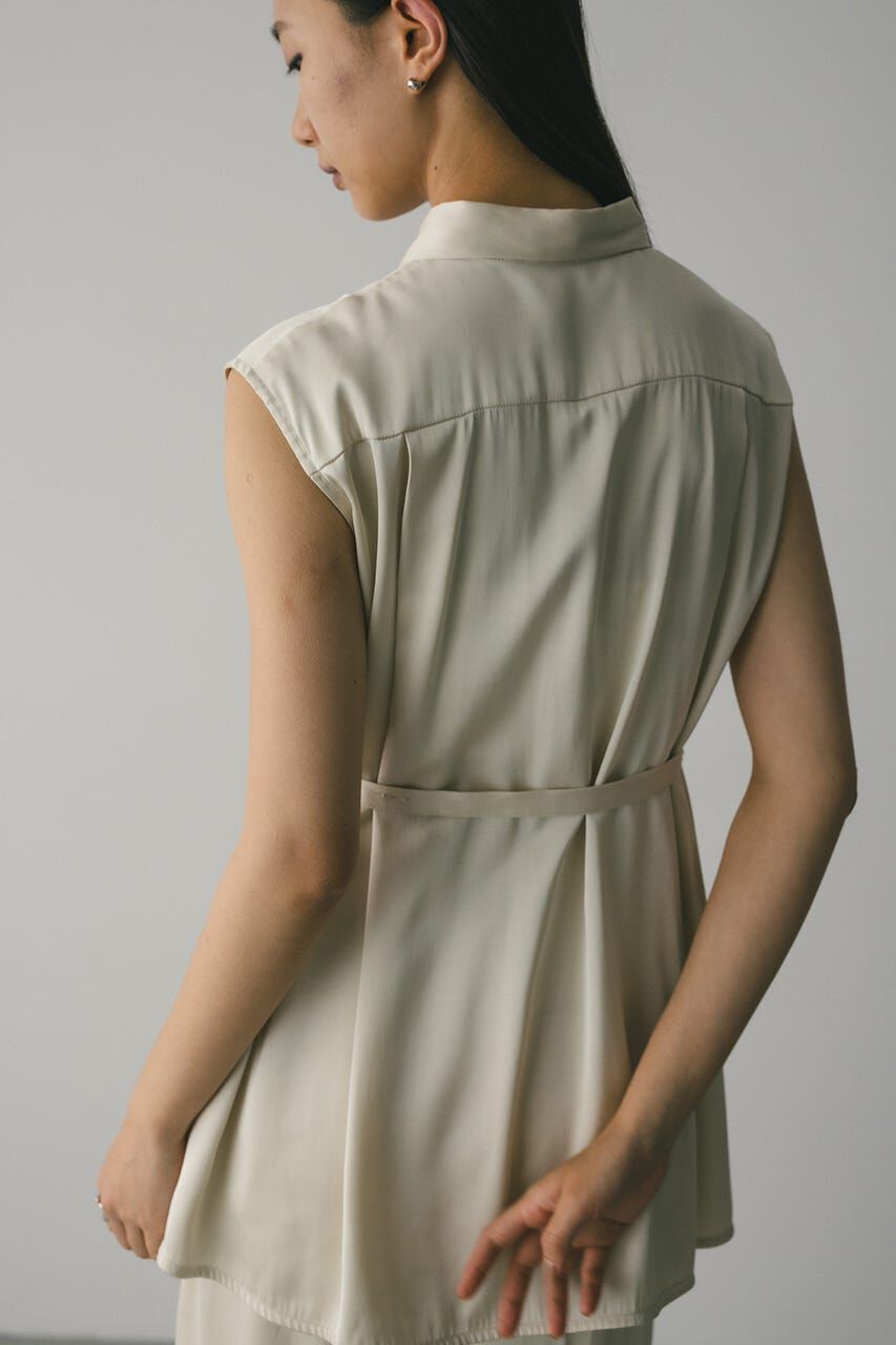 STYLEMIXER「サテンベルトシャツ」|シャツ・ブラウス|