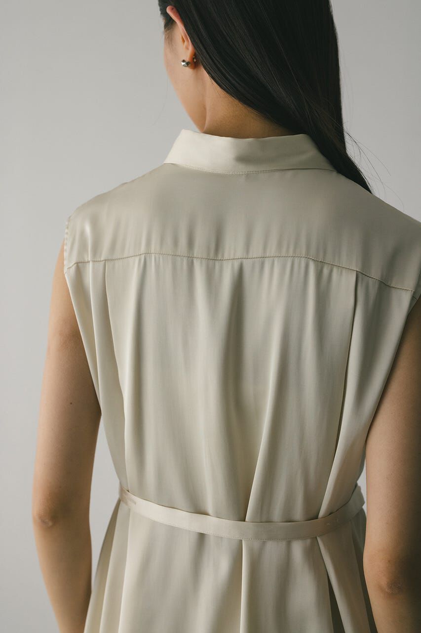 STYLEMIXER「サテンベルトシャツ」|シャツ・ブラウス|