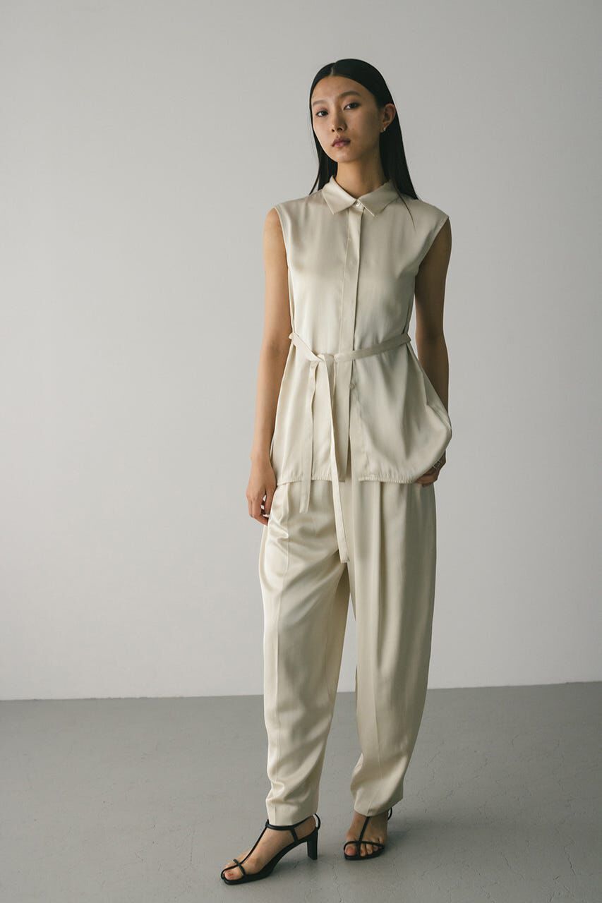 STYLEMIXER「サテンベルトシャツ」|シャツ・ブラウス|