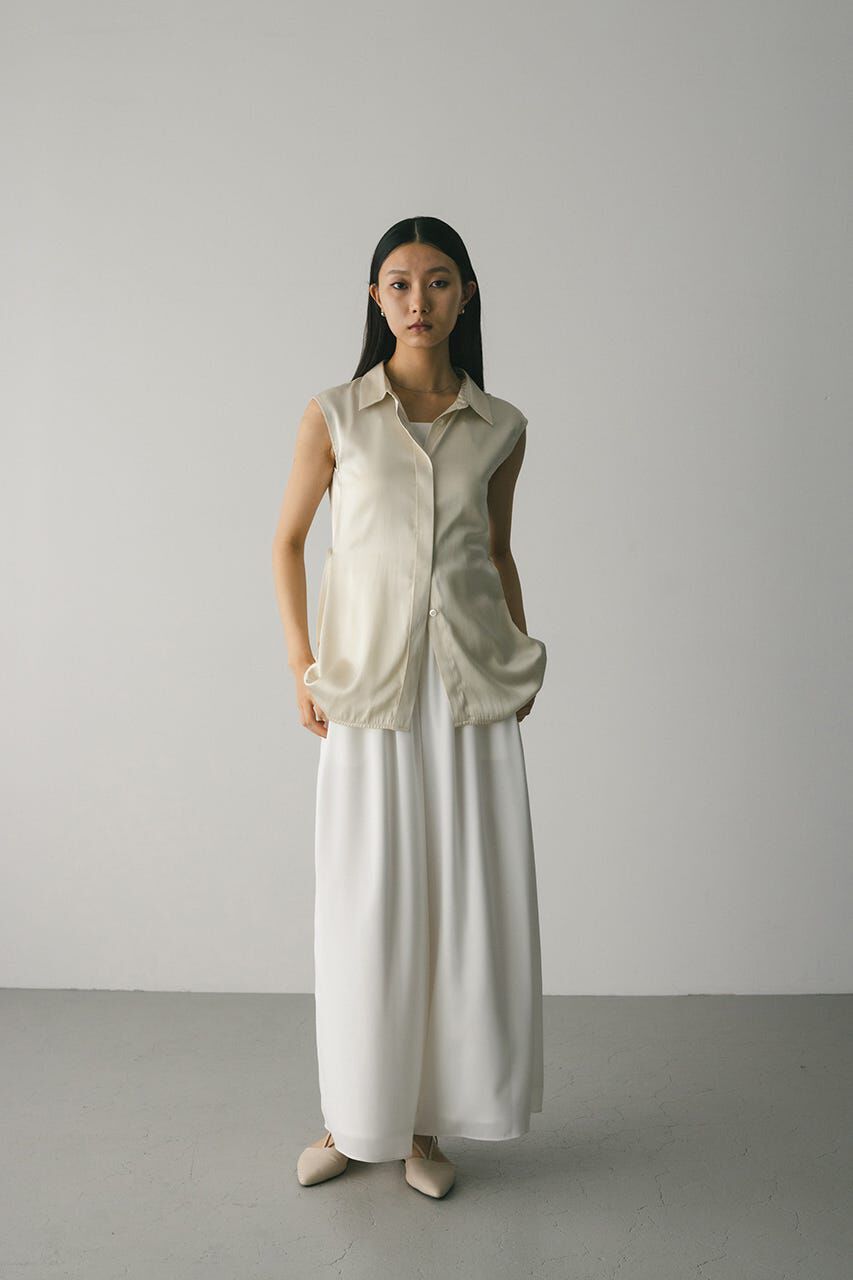 STYLEMIXER「サテンベルトシャツ」|シャツ・ブラウス|