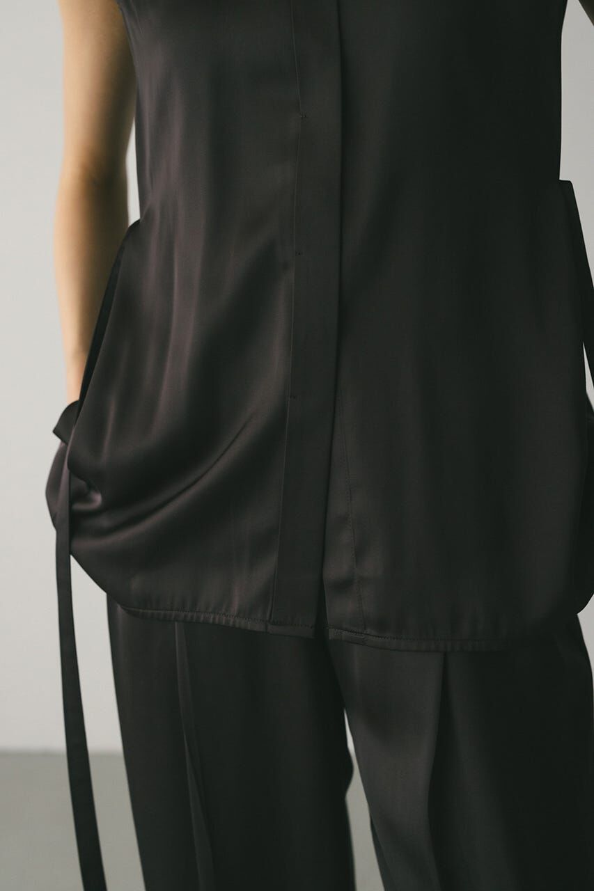 STYLEMIXER「サテンベルトシャツ」|シャツ・ブラウス|